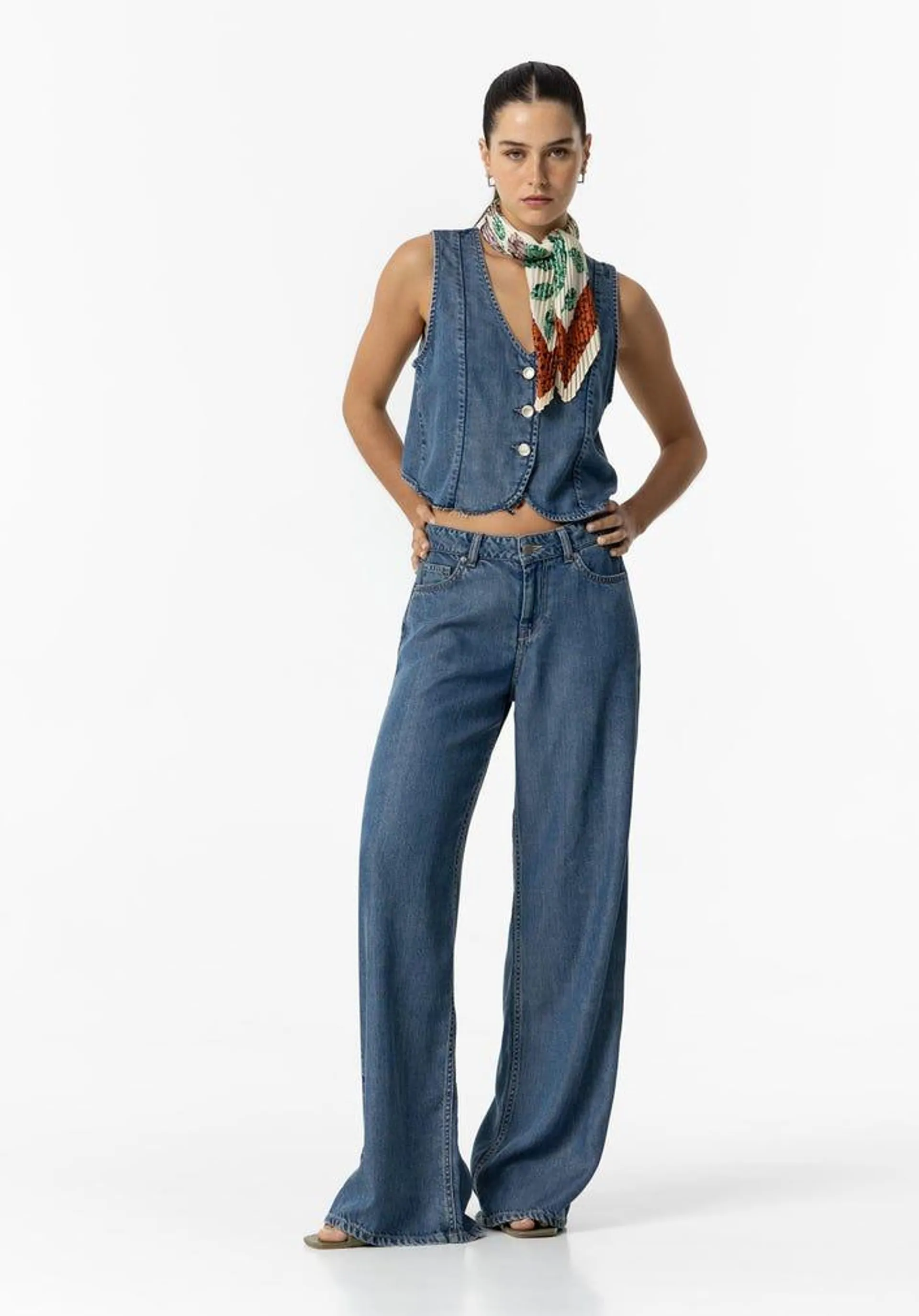 Jeans Wide Leg Tencel™