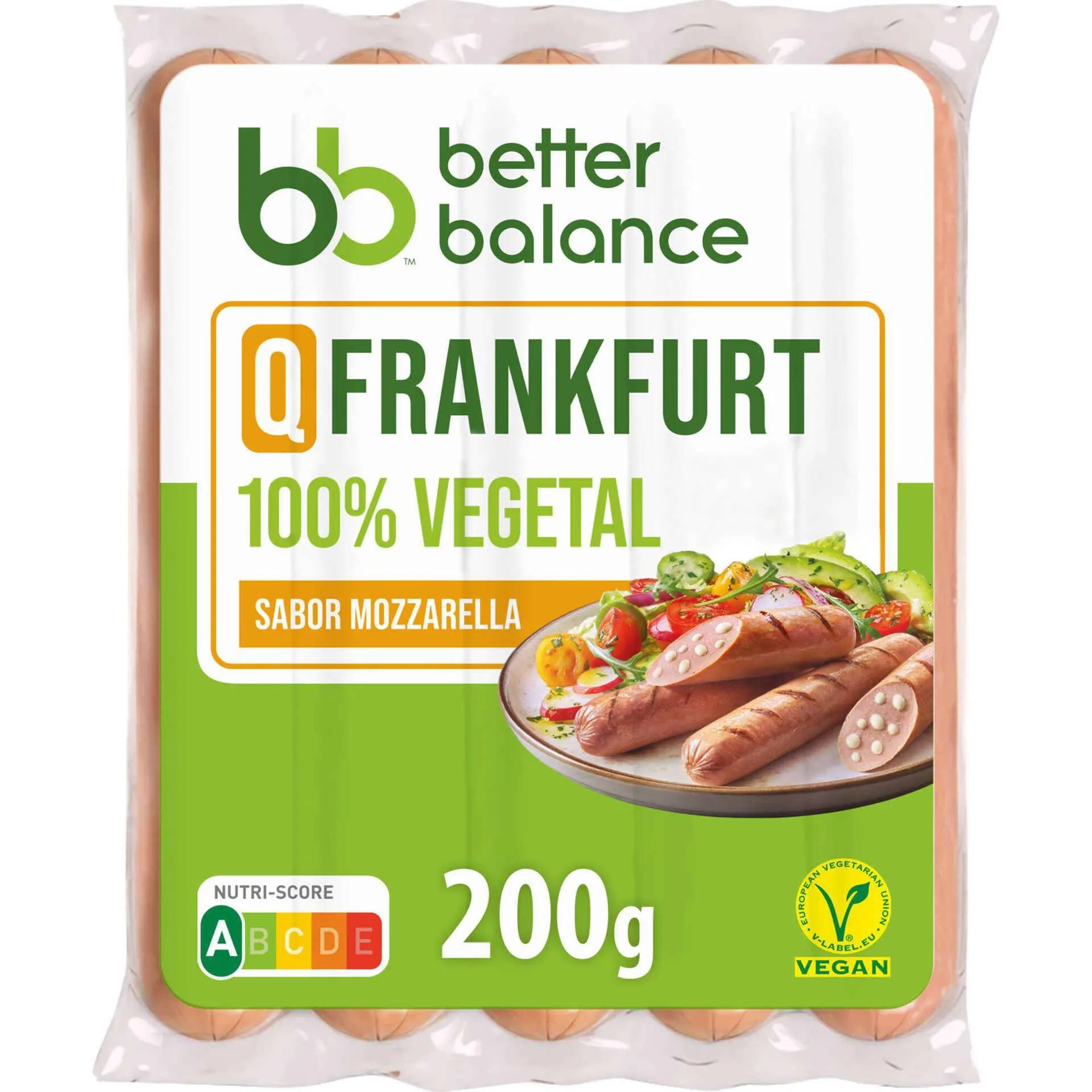 Salsichas Frankfurt 100% Vegetais Sabor Mozzarella