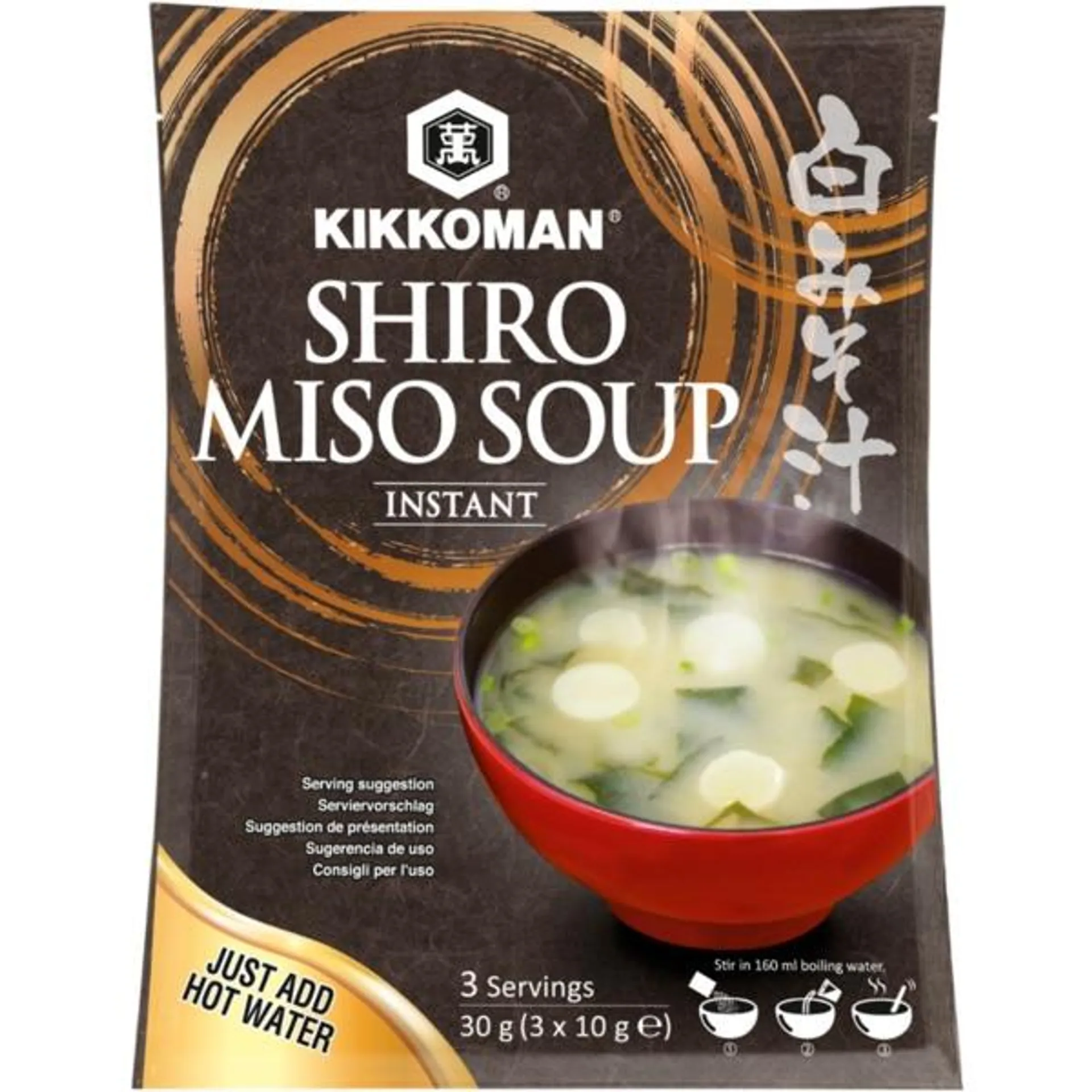 Sopa Miso Branco embalagem 30 g Kikkoman