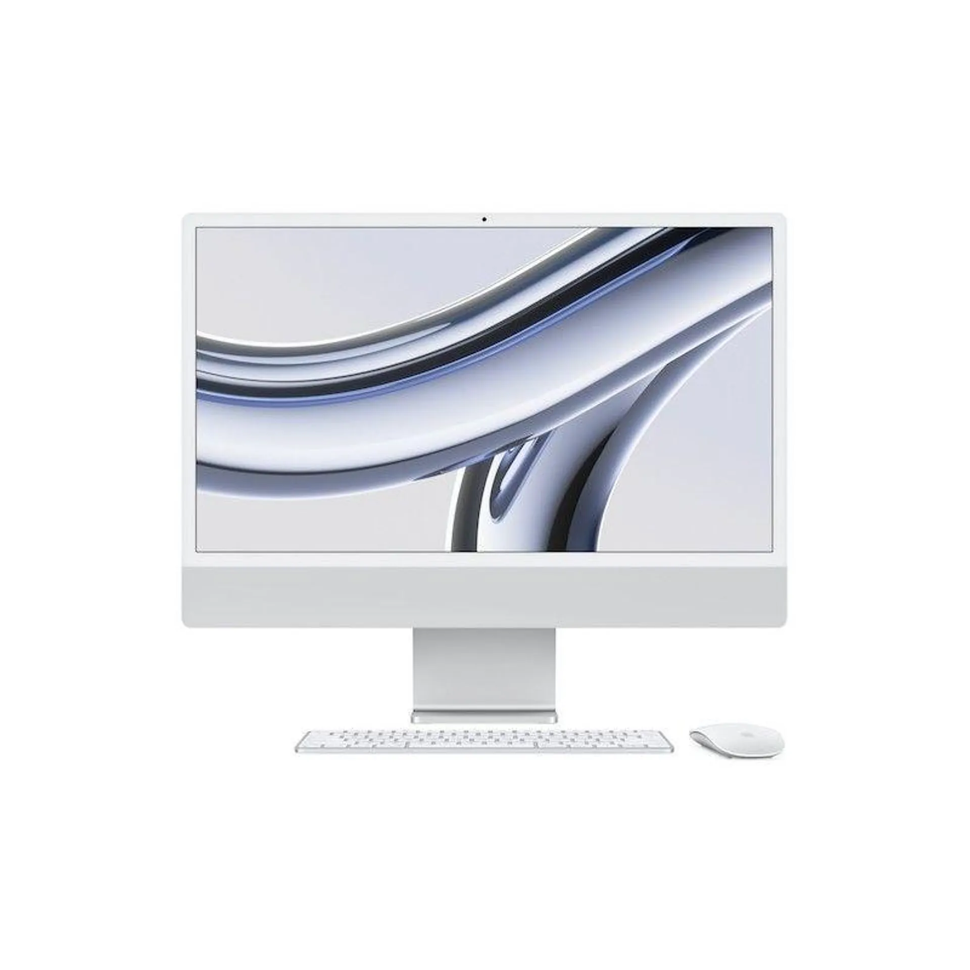 iMac 24 Retina 4.5K M3 8C CPU / 10C GPU/ 256GB SSD - Prateado