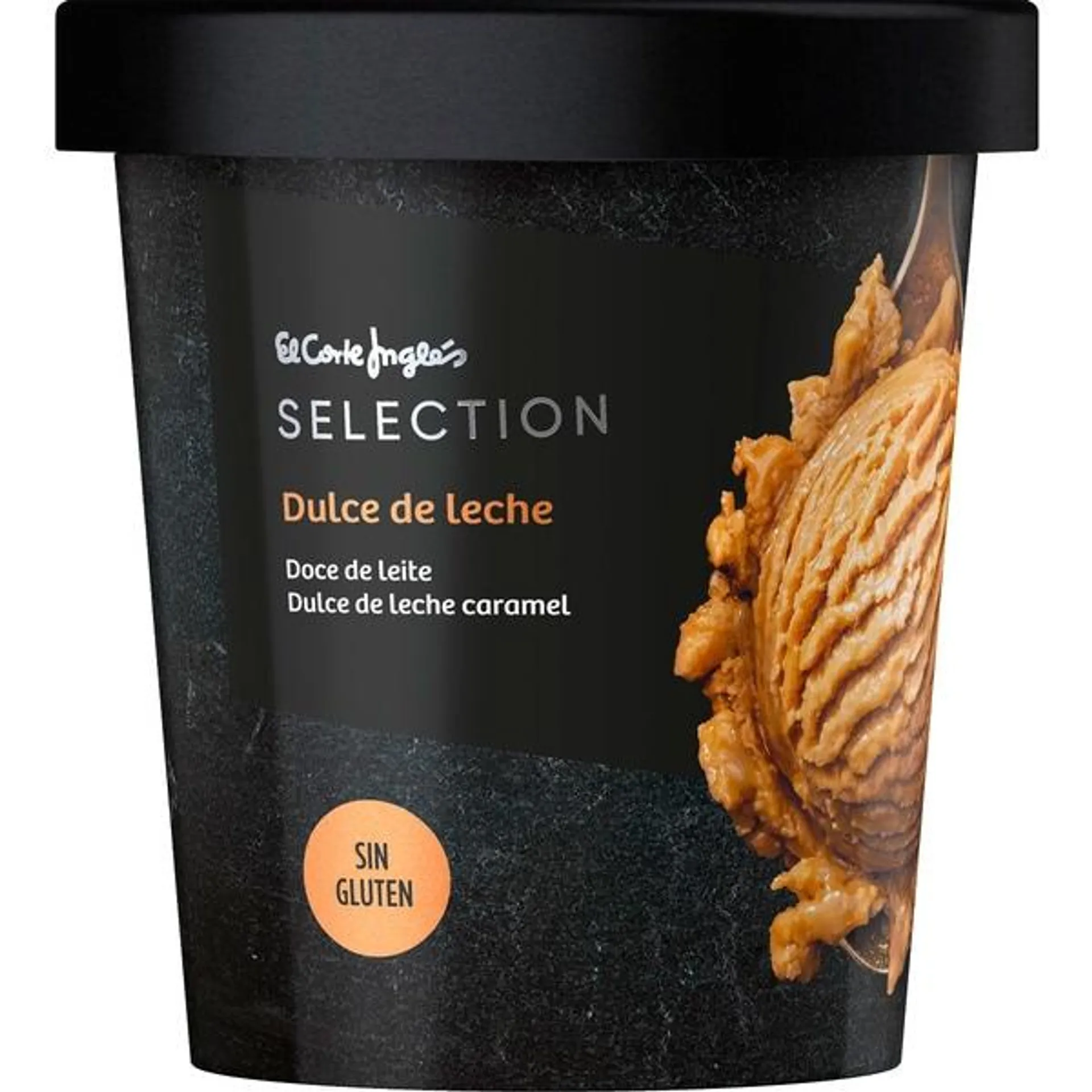 Gelado de Doce de Leite sem Glúten embalagem 500 ml El Corte Inglés Selection