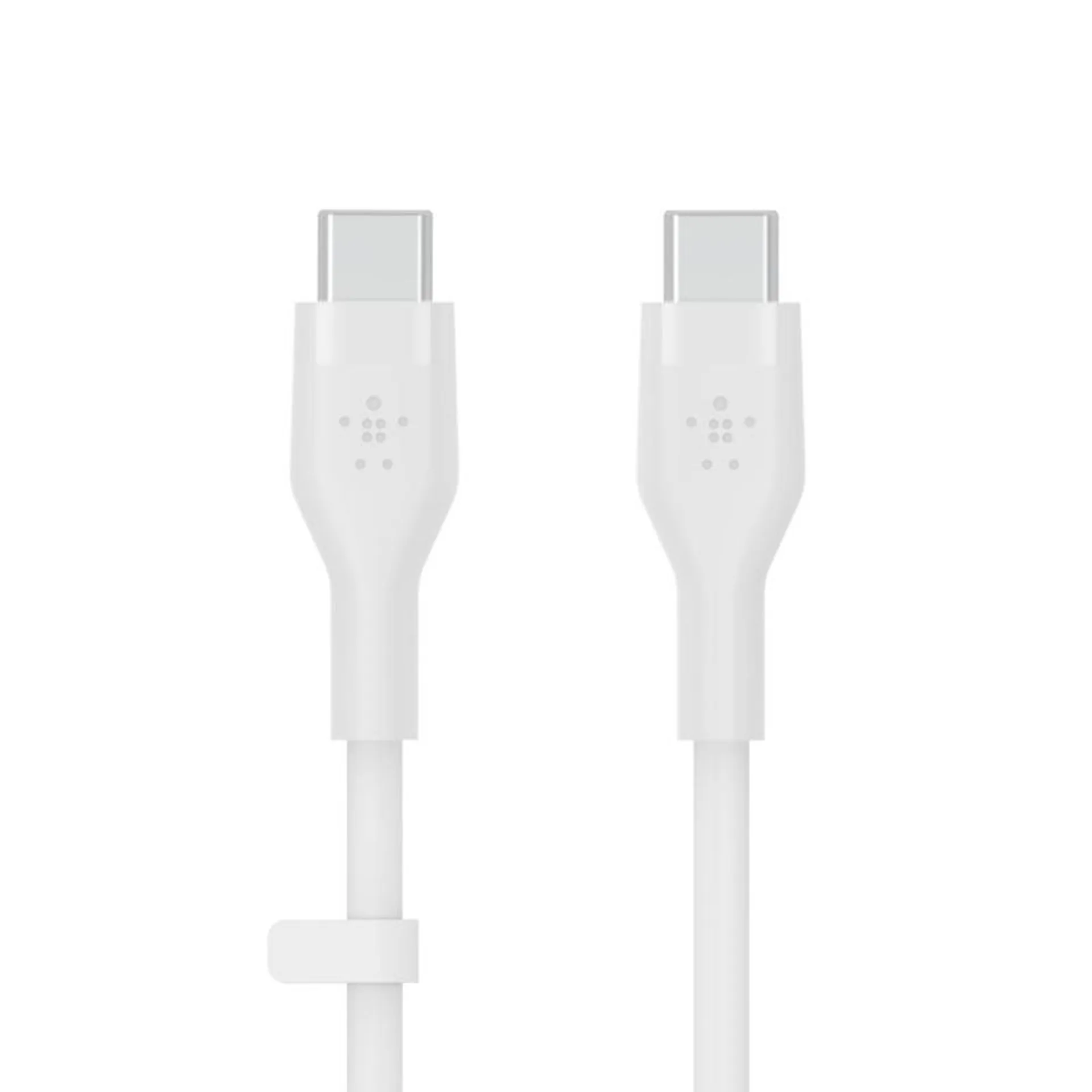 Cabo Belkin Boost Charge Flex Silicone USB-C para USB-C 1 m - Branco