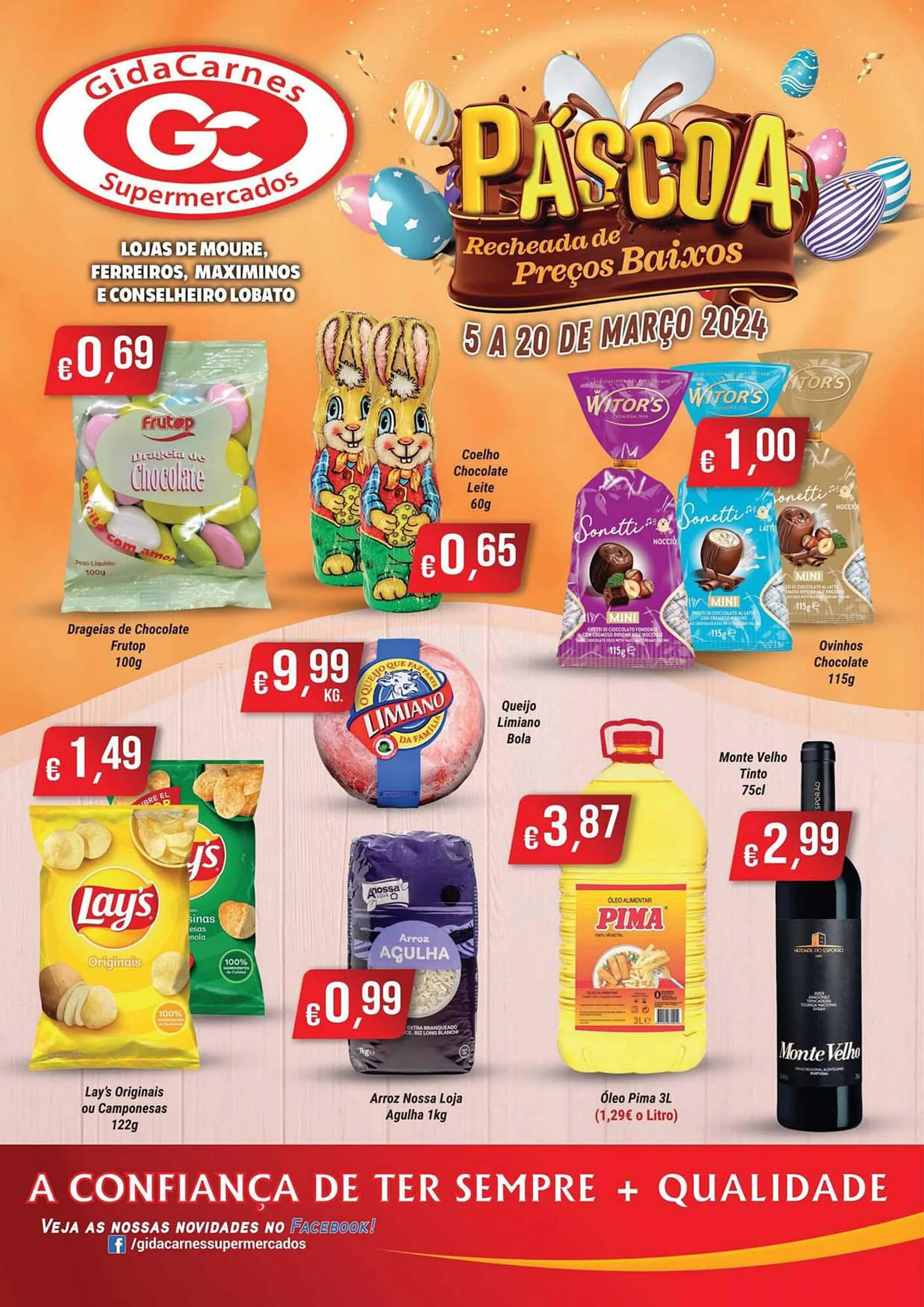 Folheto Folheto GidaCarnes Supermercados de 5 de março até 20 de março 2024 - Pagina 