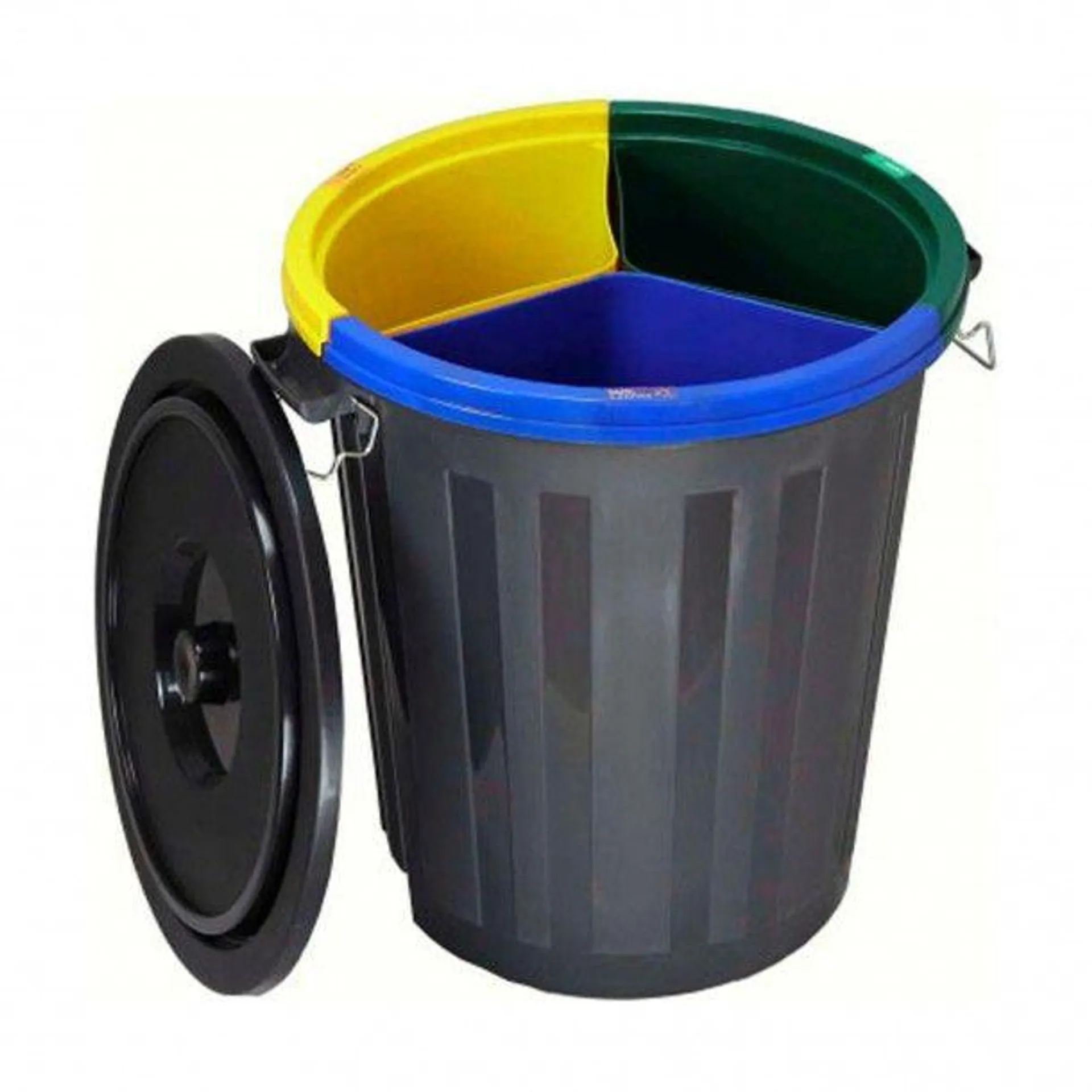 Balde Reciclagem com Tampa 50L