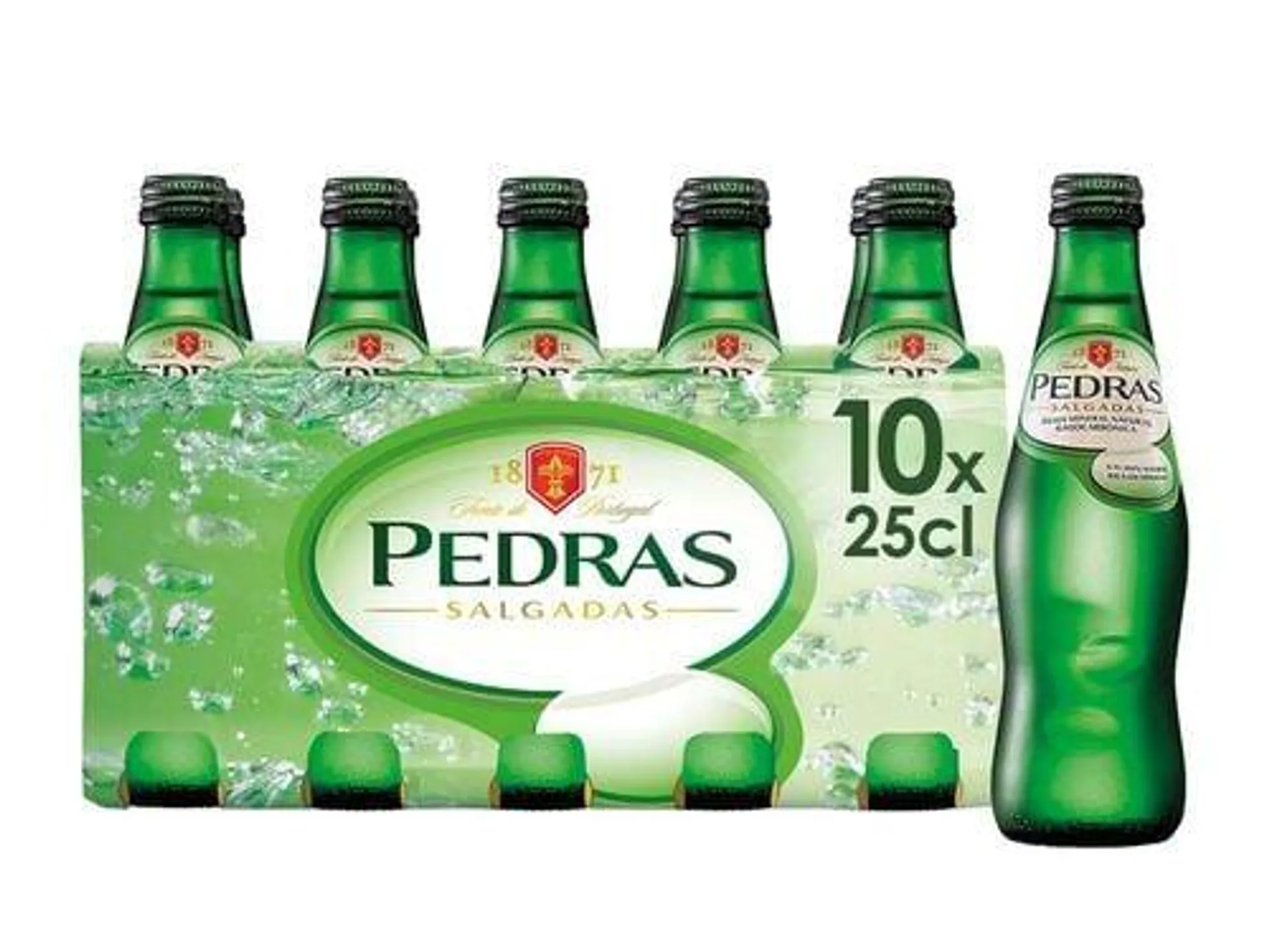 água com gás pedras salgadas 10x0.25 l