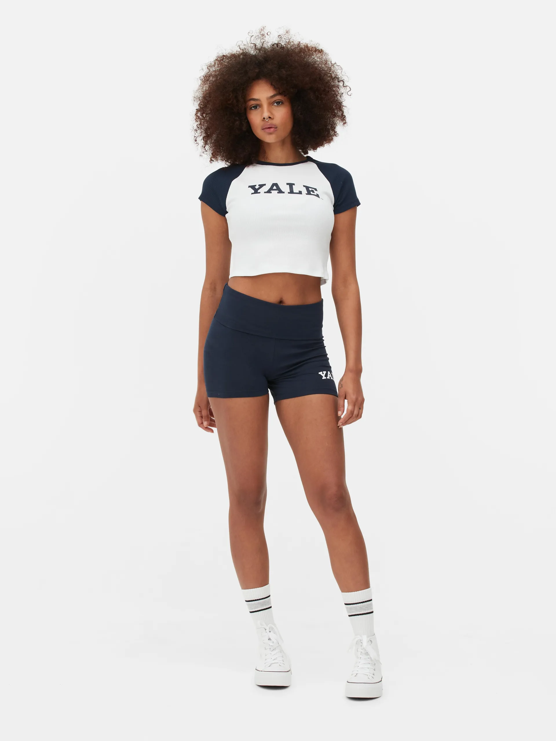 T-shirt curta Yale