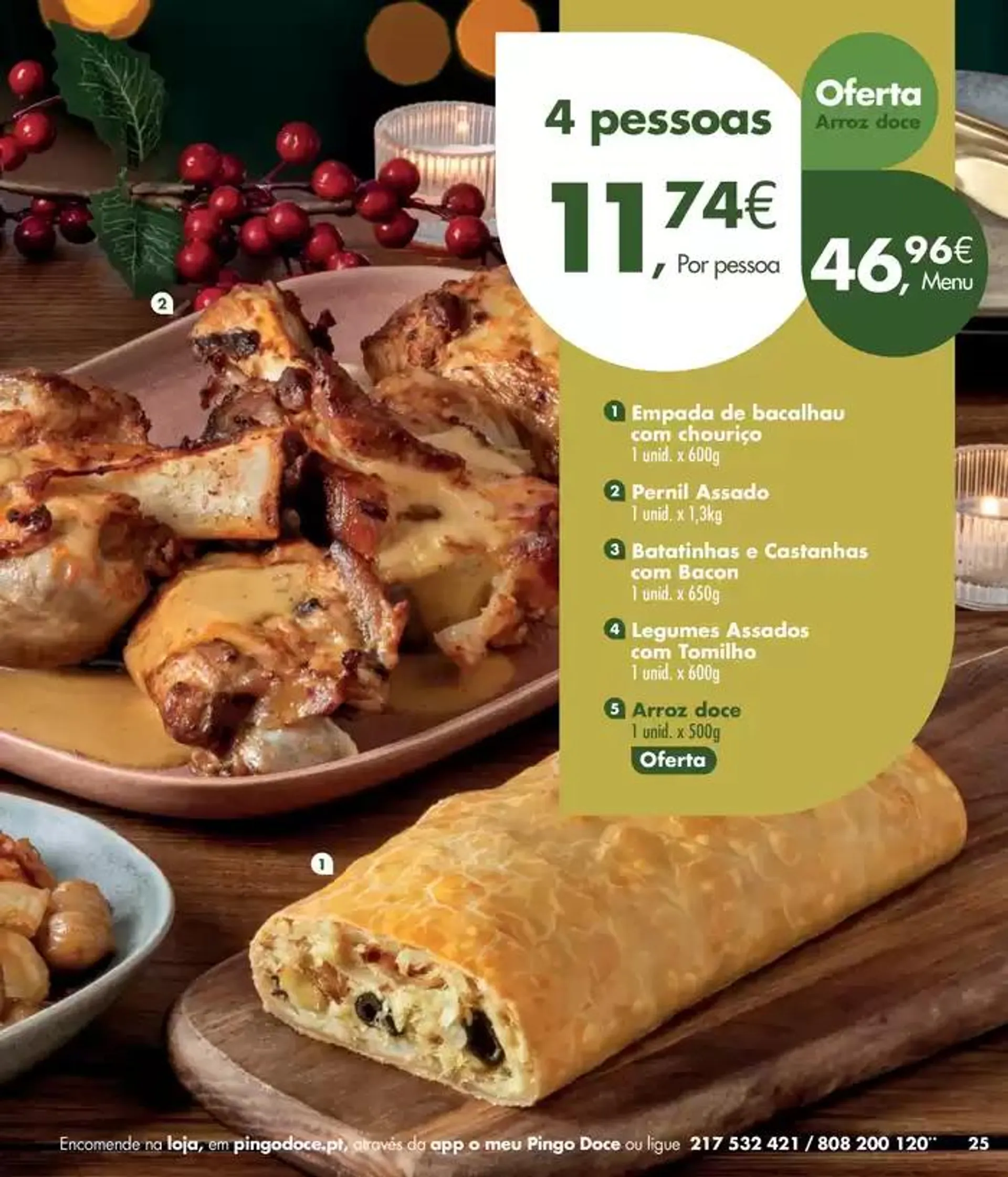 Folheto Pingo Doce Encomendas de Natal e Ano Novo de 19 de novembro até 19 de dezembro 2024 - Pagina 25