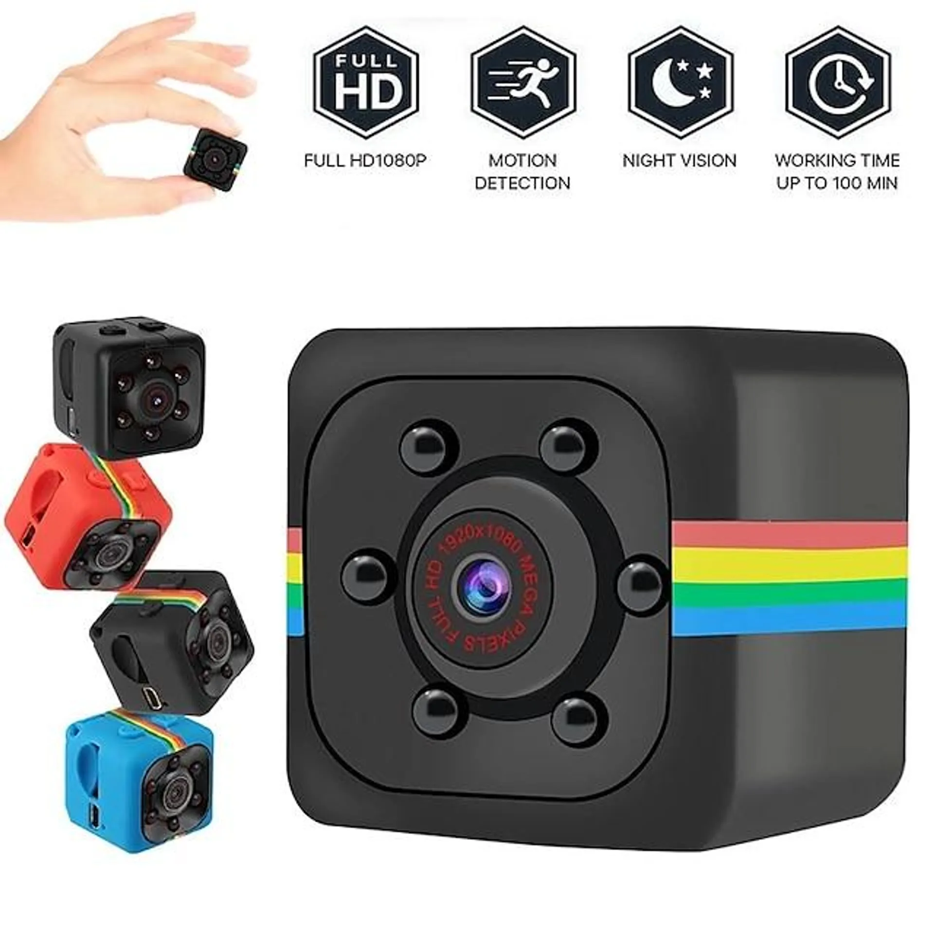 sq11 1080p minicamera met nachtzichtsensor motion dvr-camera miniatuur motion dv-camera