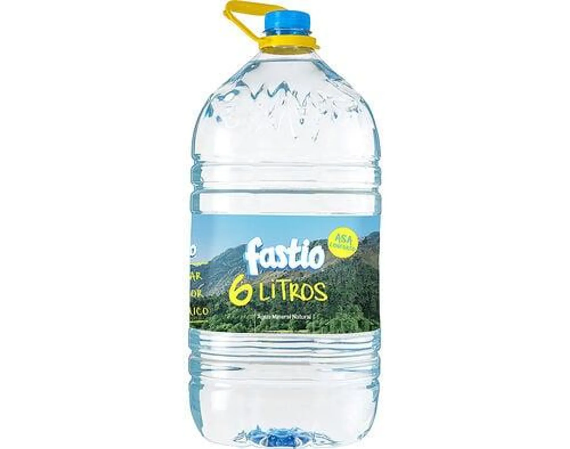 água fastio mineral garrafão 6l