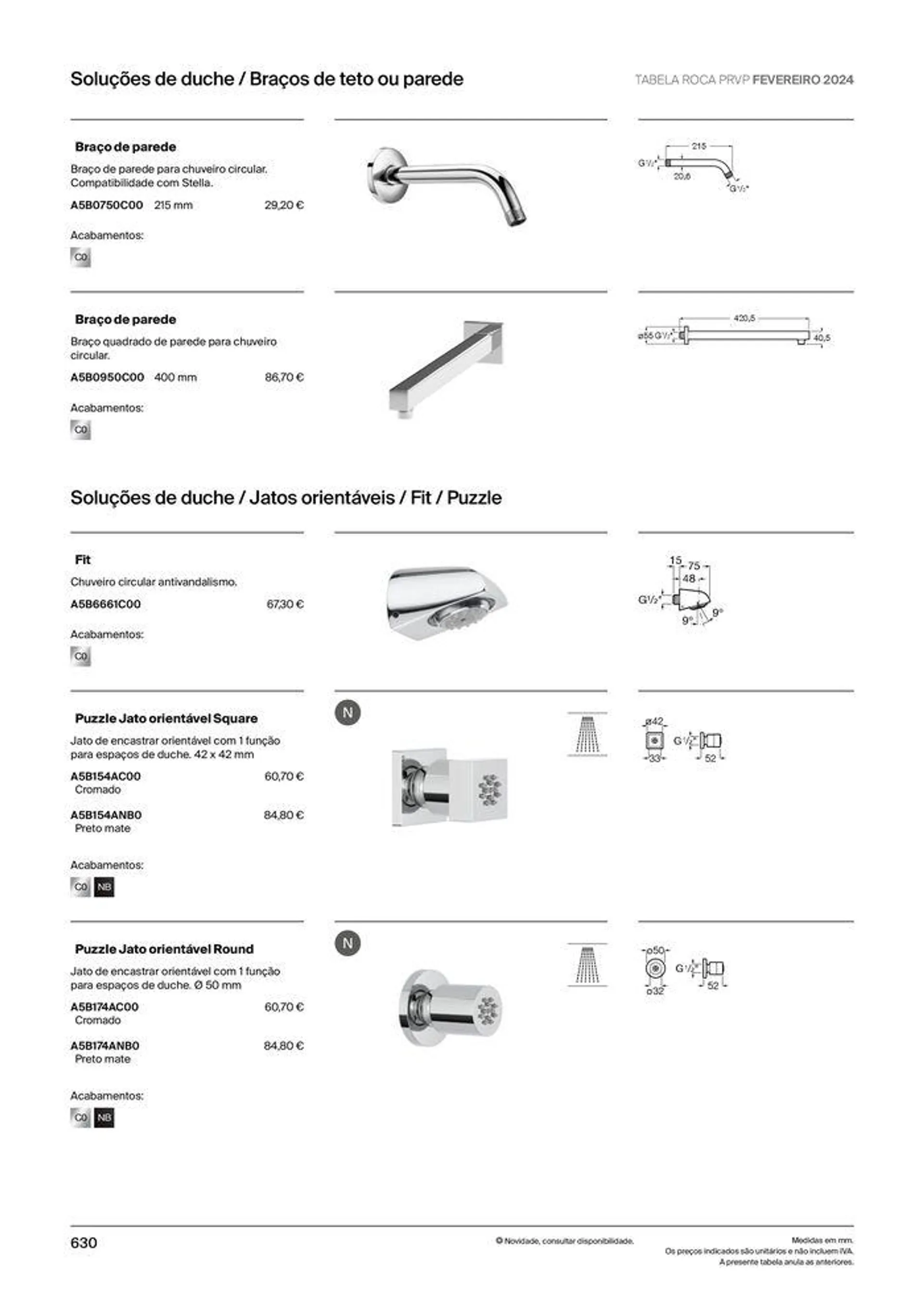 Folheto SOLUÇÕES DE BANHO ! de 3 de junho até 31 de dezembro 2024 - Pagina 632