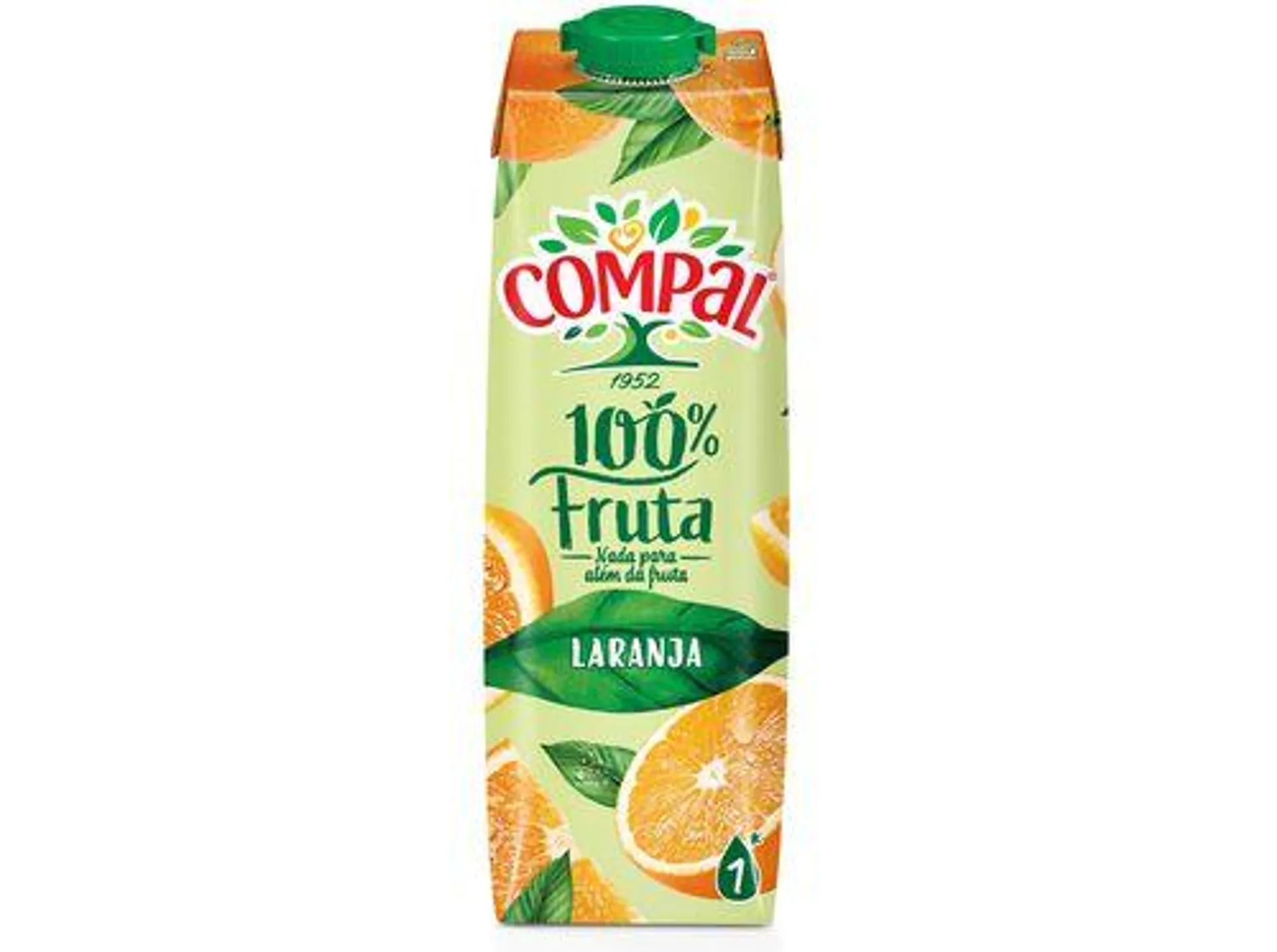 sumo compal 100% laranja 1l