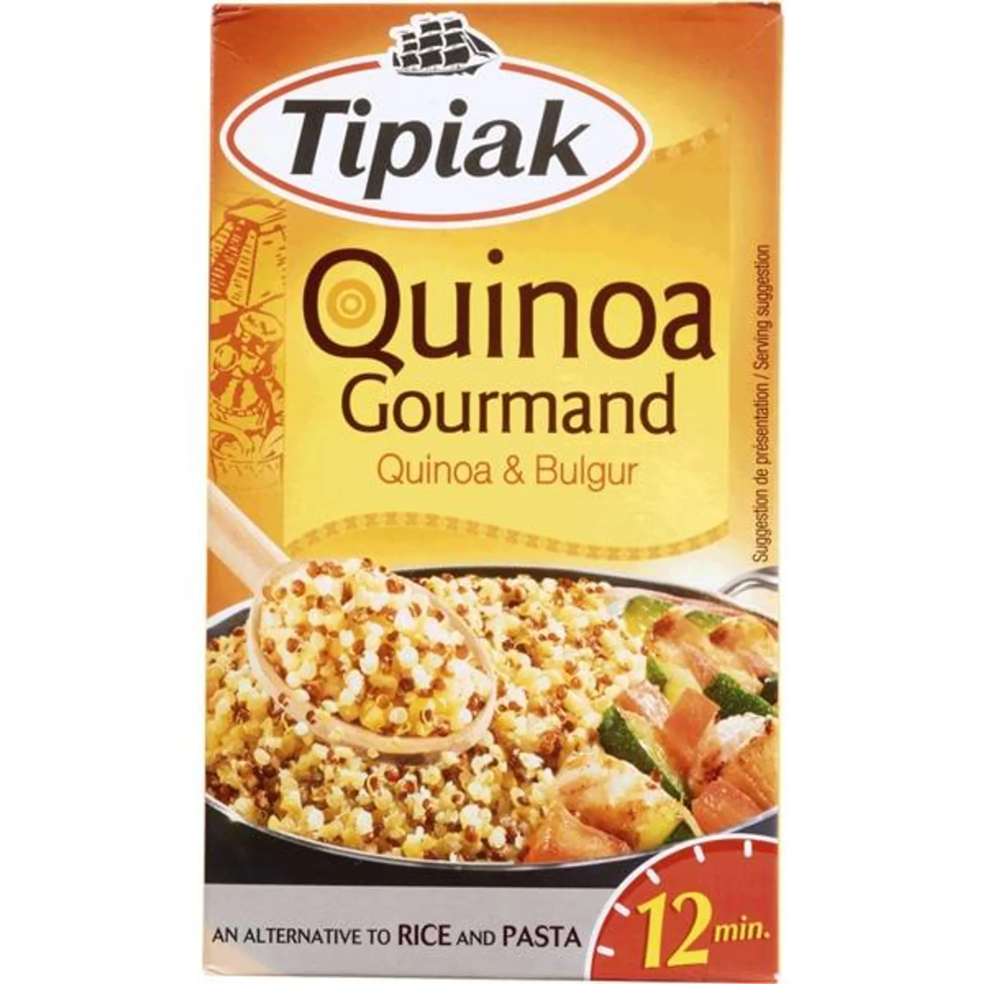 Quinoa Gourmand embalagem 400 g Tipiak