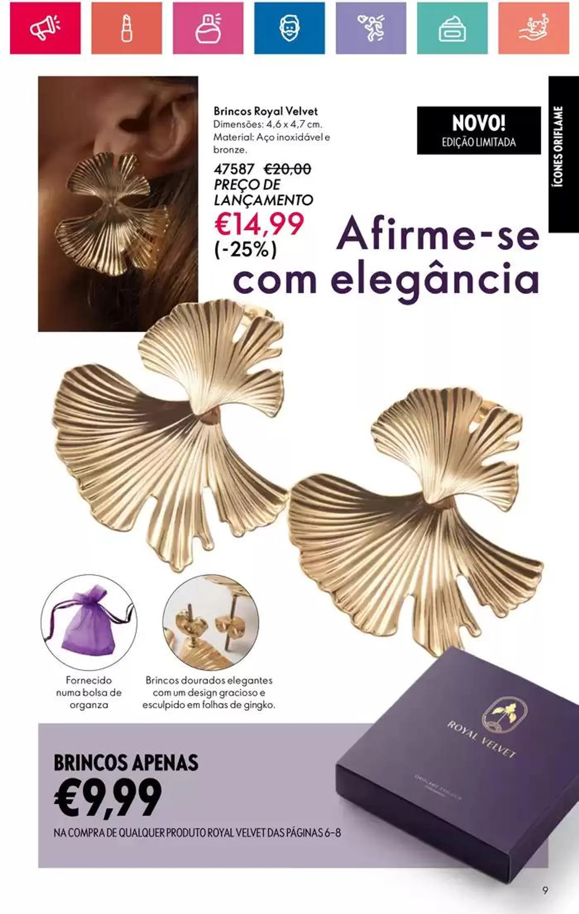 Folheto Folheto Oriflame de 3 de outubro até 19 de outubro 2024 - Pagina 9