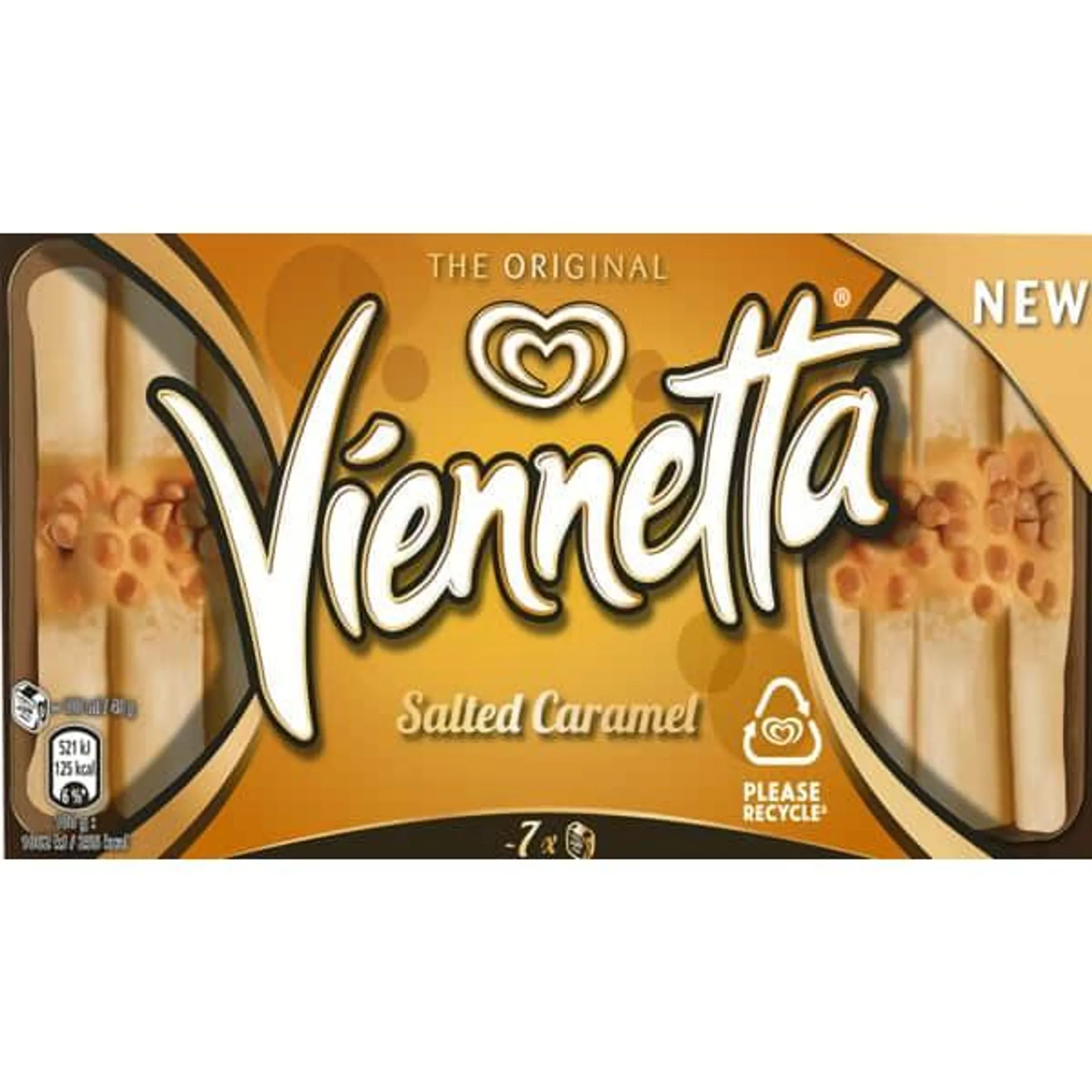 Gelado Caramelo Salgado embalagem 650 ml Viennetta