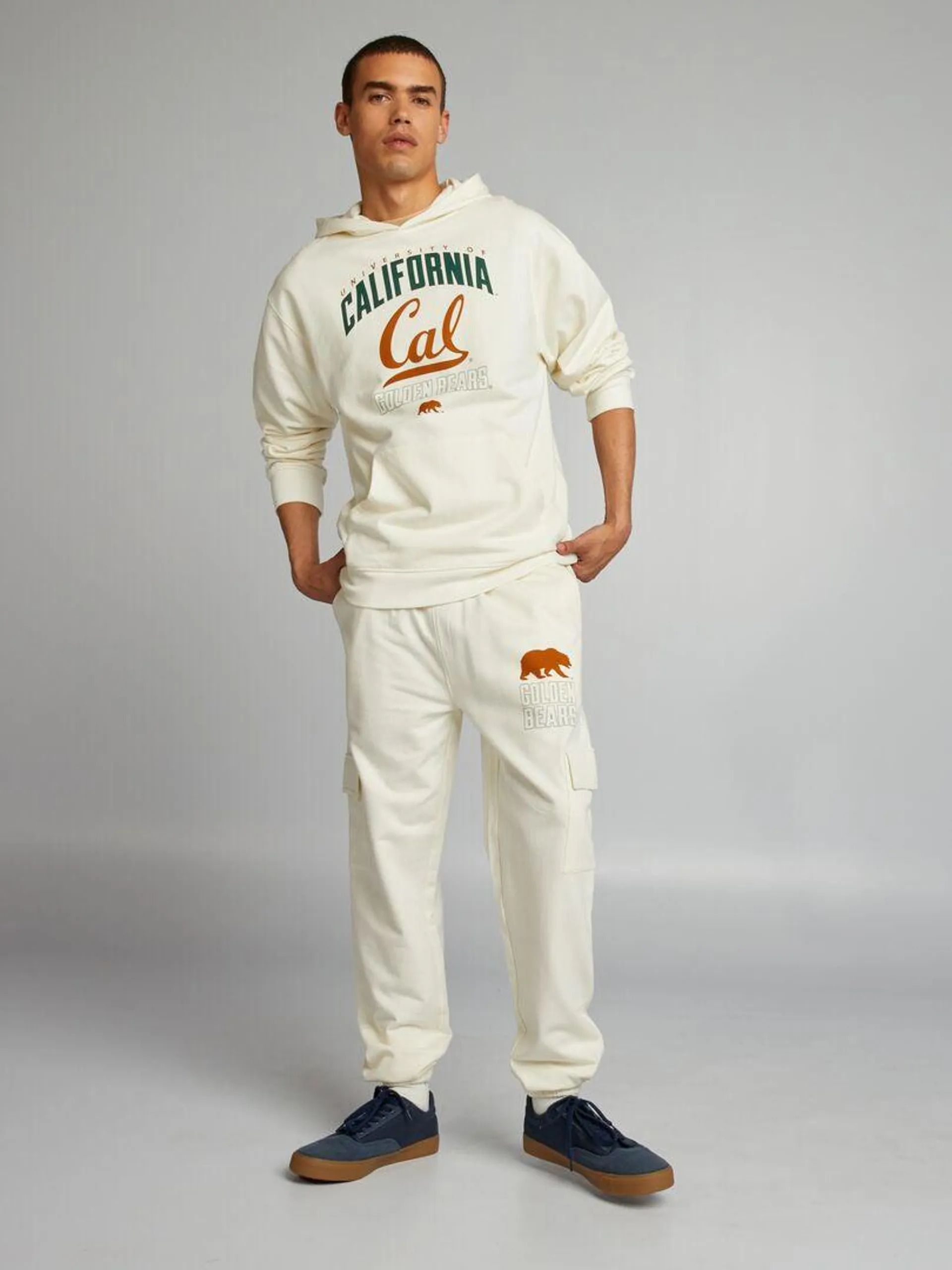 Sweatshirt em moletão 'Califórnia' - BRANCO