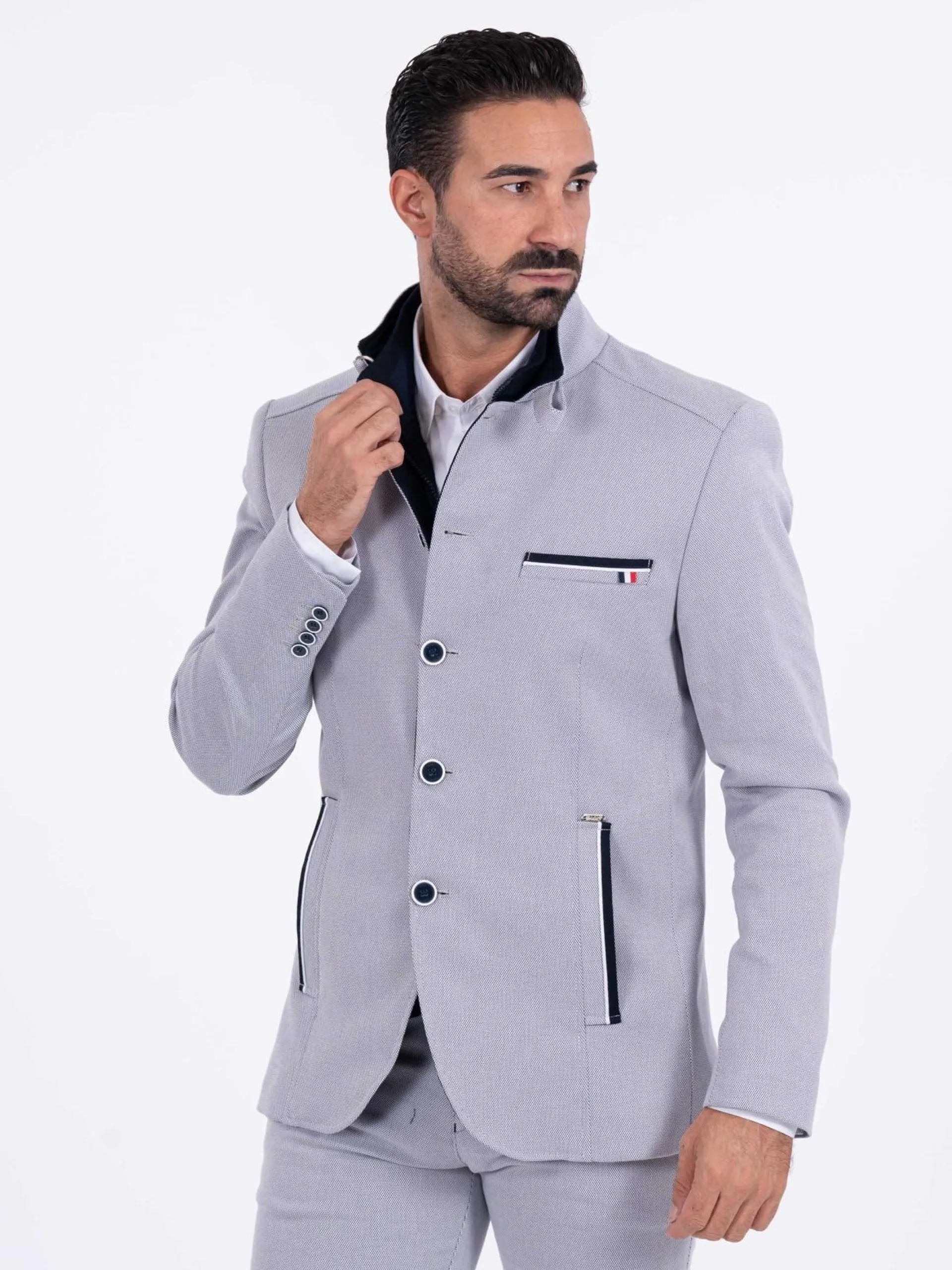 BLAZER SMK GRAY FASHION