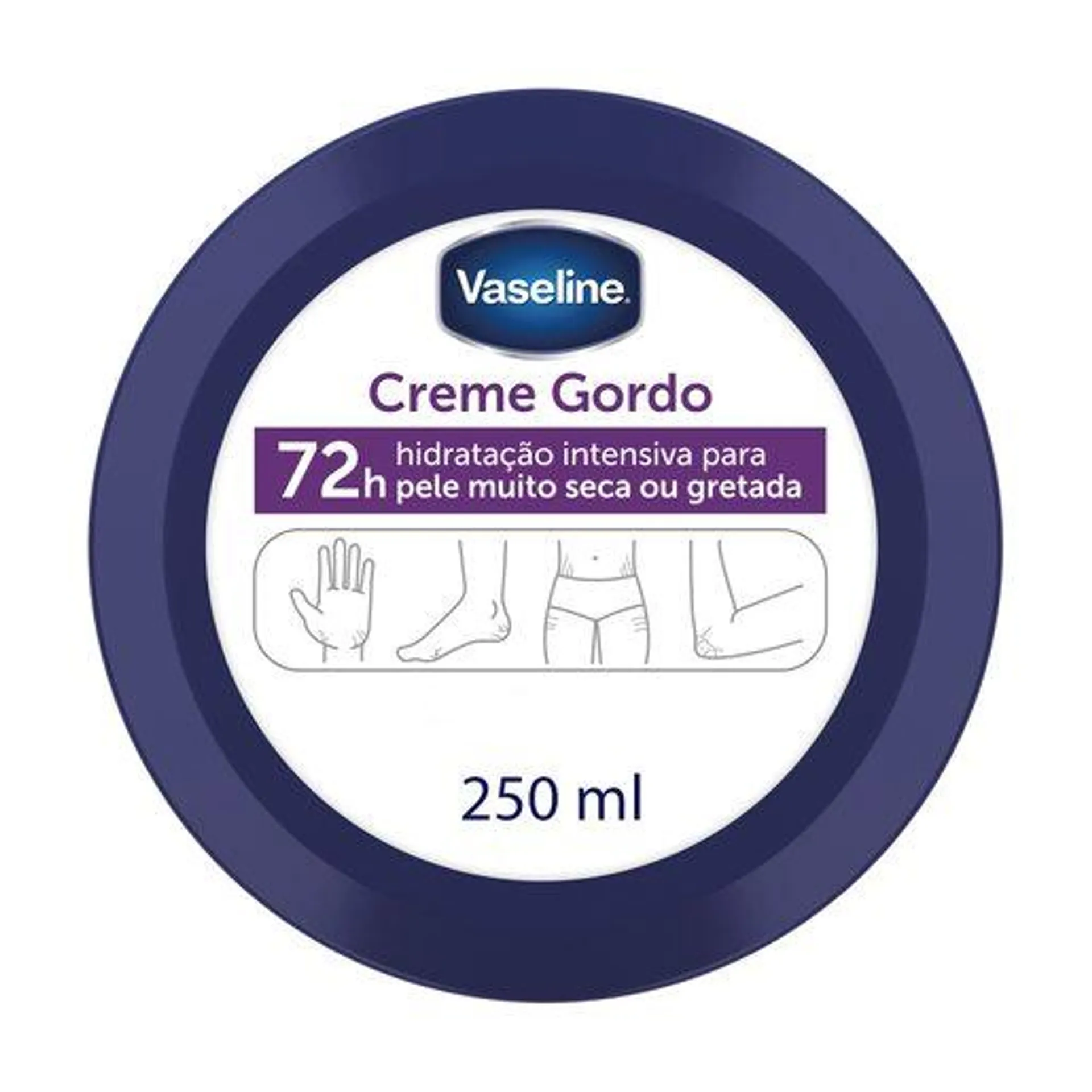 VASELINE Creme Gordo Boião 250 ml