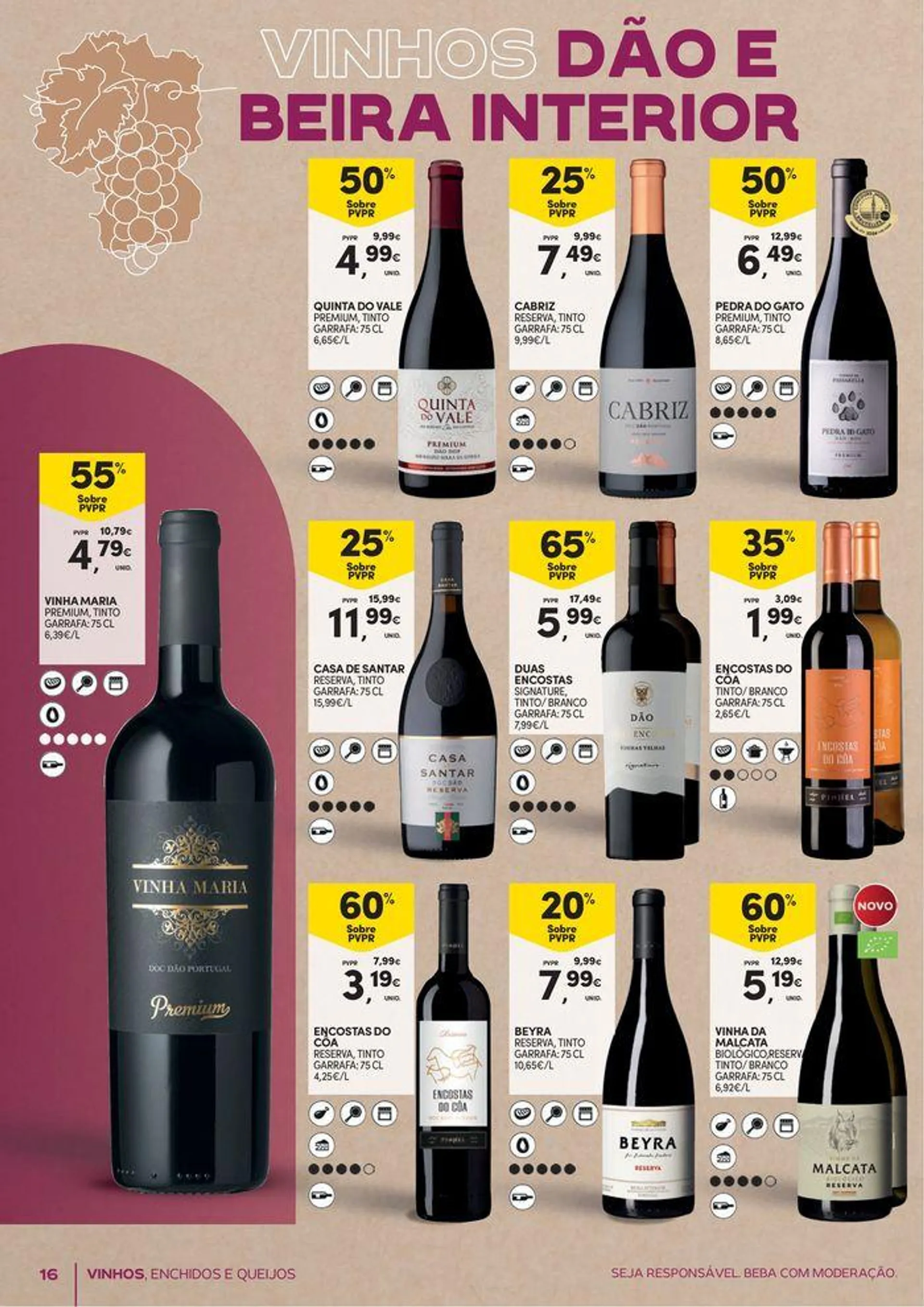 Folheto Vinhos, Enchidos e Queijos de 24 de setembro até 13 de outubro 2024 - Pagina 16