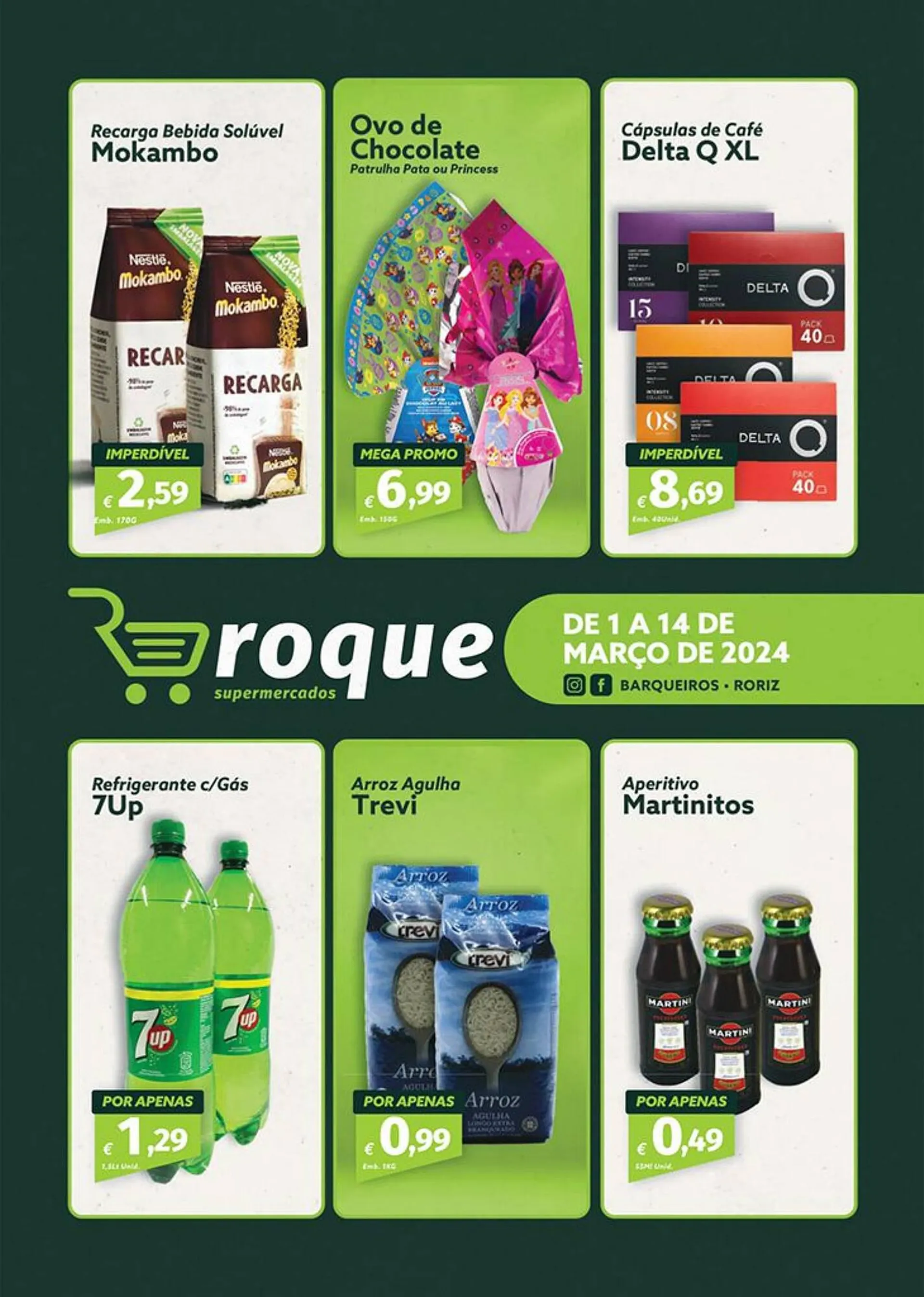 Folheto Folheto Roque Supermercados de 1 de março até 14 de março 2024 - Pagina 1