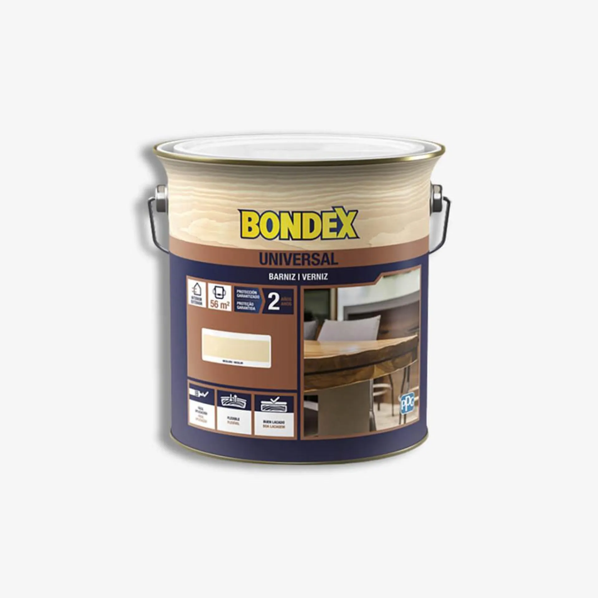 Verniz para Madeira Bondex Universal Brilhante Incolor 4L