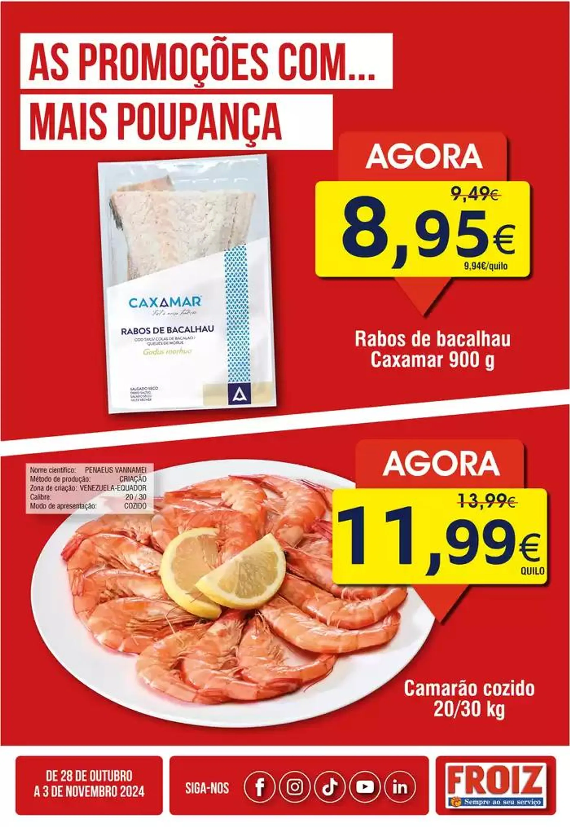 Folheto Froiz Promoção da semana de 29 de outubro até 3 de novembro 2024 - Pagina 2