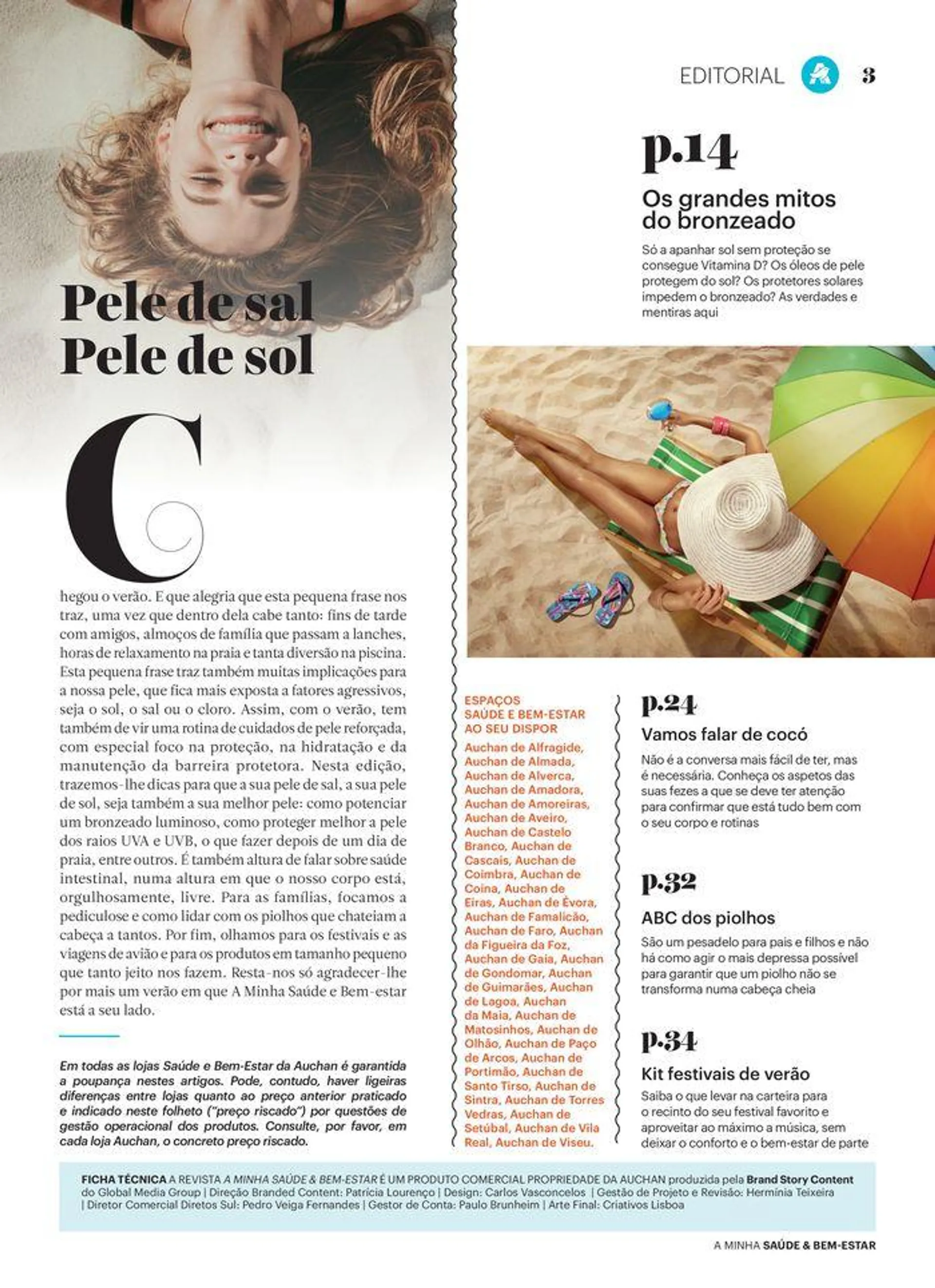 Folheto  Pele de sol, alma do mar - SBE n.º 107 de 4 de julho até 4 de agosto 2024 - Pagina 3