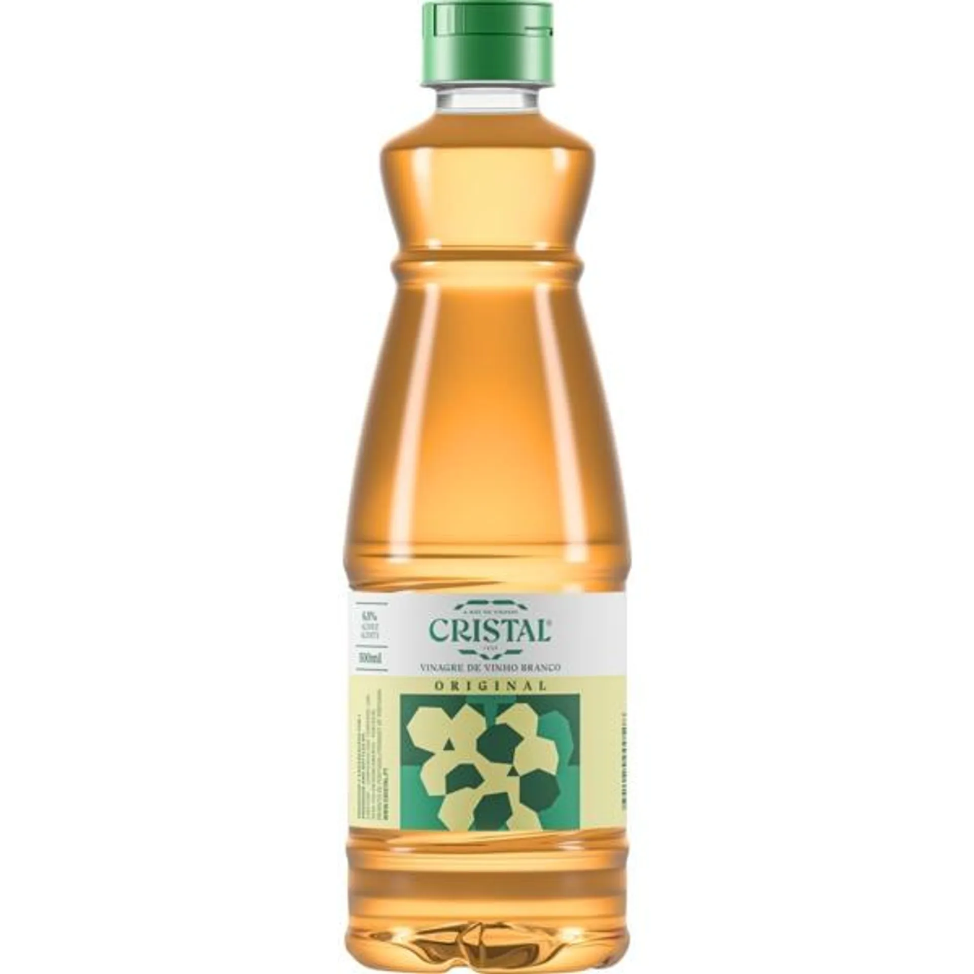 Vinagre de Vinho Branco garrafa 500 ml Cristal