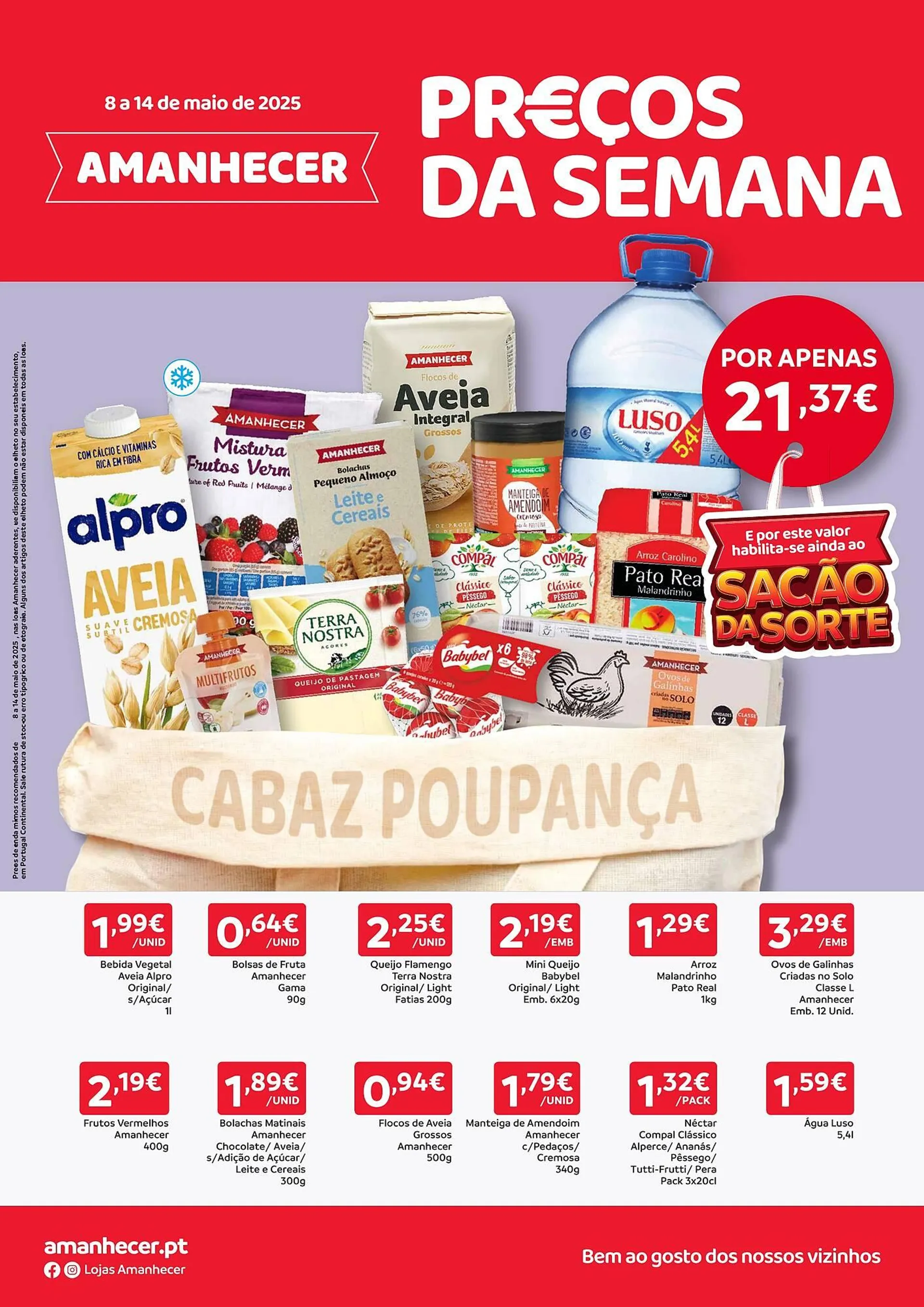 Folheto Folheto Amanhecer de 8 de maio até 14 de maio 2025 - Pagina 1