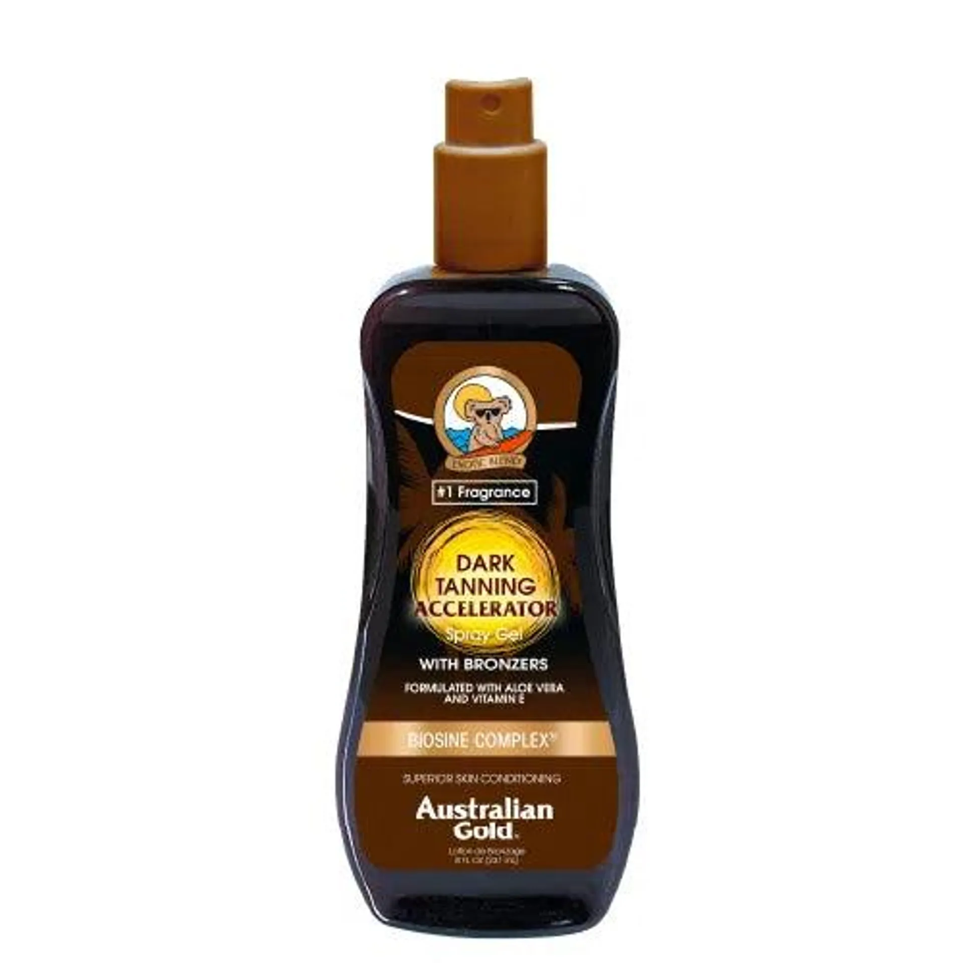 Australian Gold Spray Bronzeador Dark Tanning Accelerator Spray With Instant Bronzer 237ml