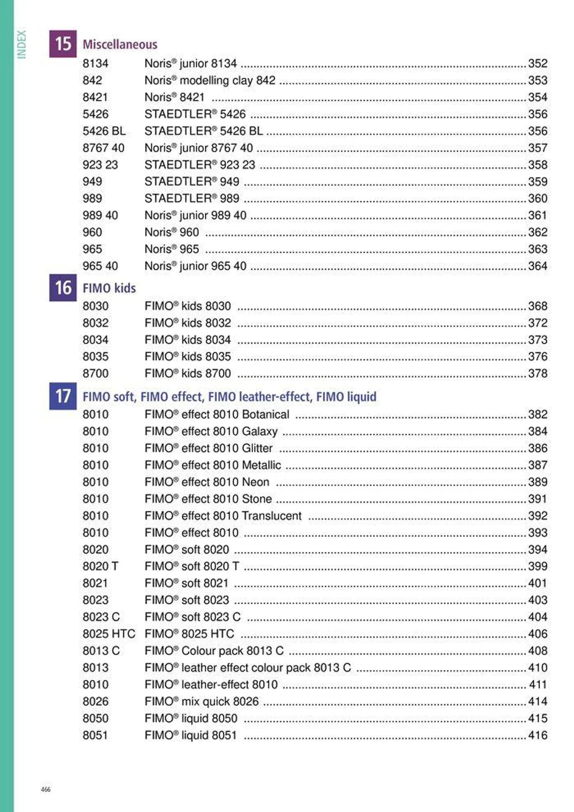 Folheto General Catalogue de 7 de agosto até 31 de dezembro 2024 - Pagina 466