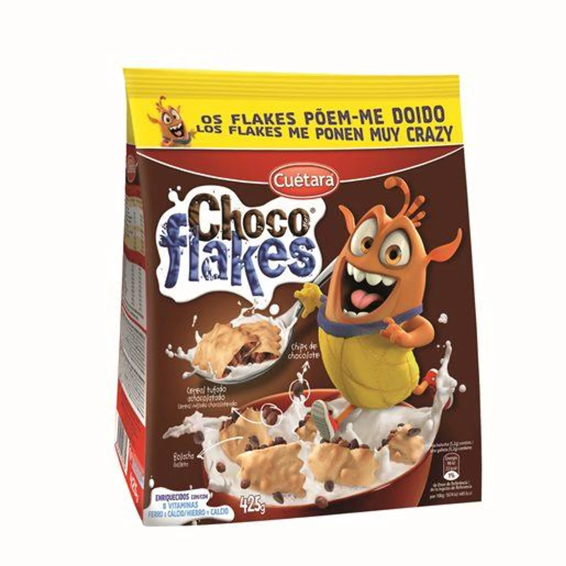 CUÉTARA Bolachas Choco Flakes 425 g