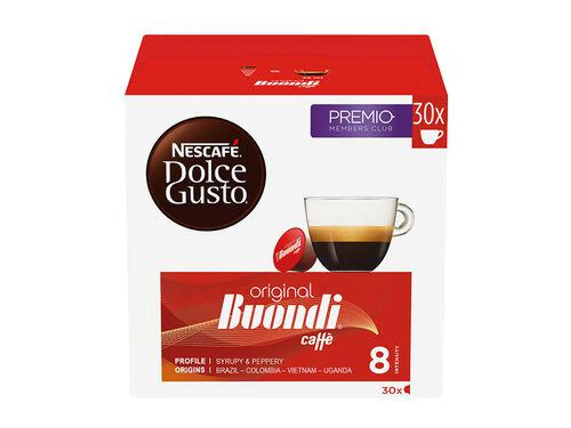 cápsulas dolce gusto buondi 30 un