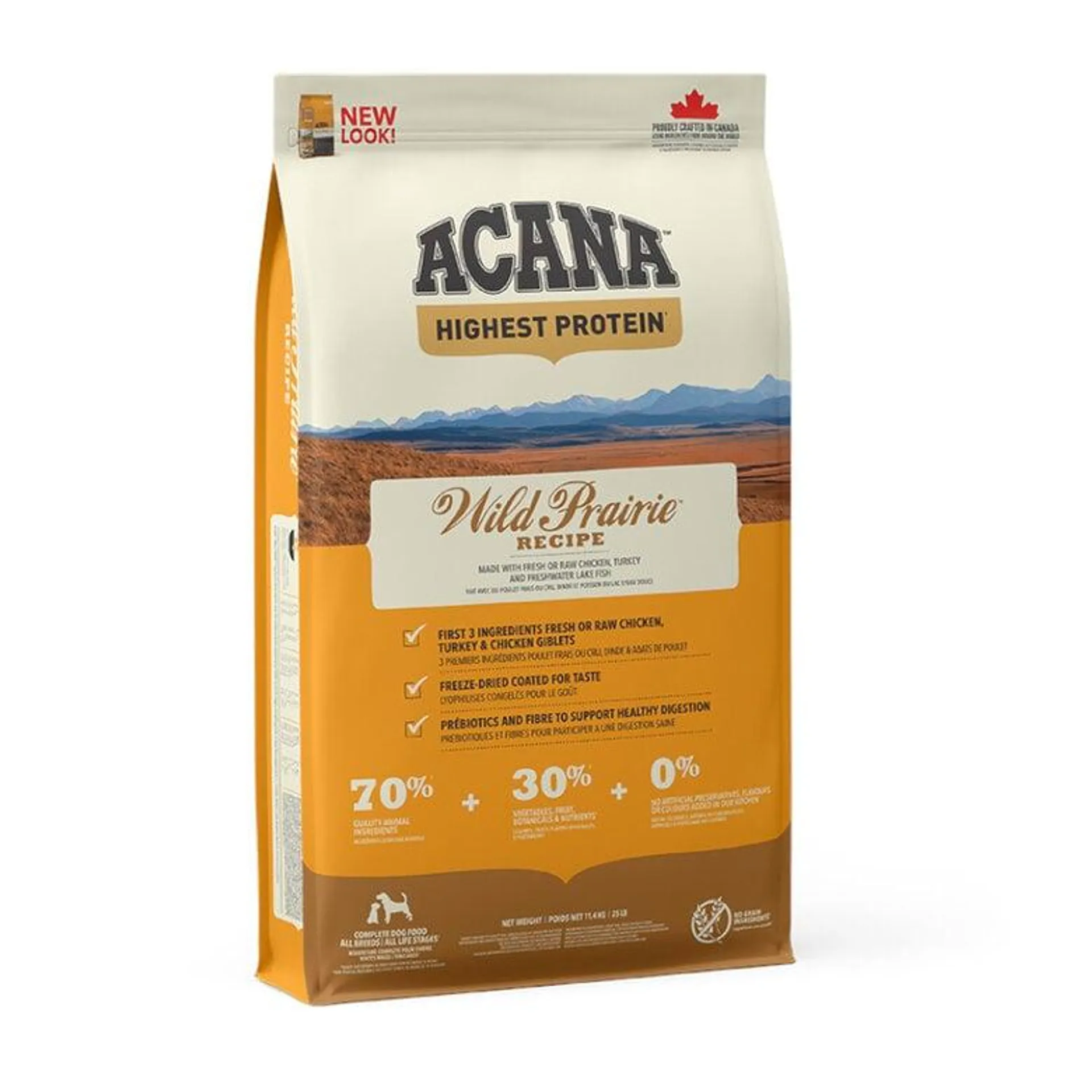 Acana Wild Prairie Frango Ração para cães