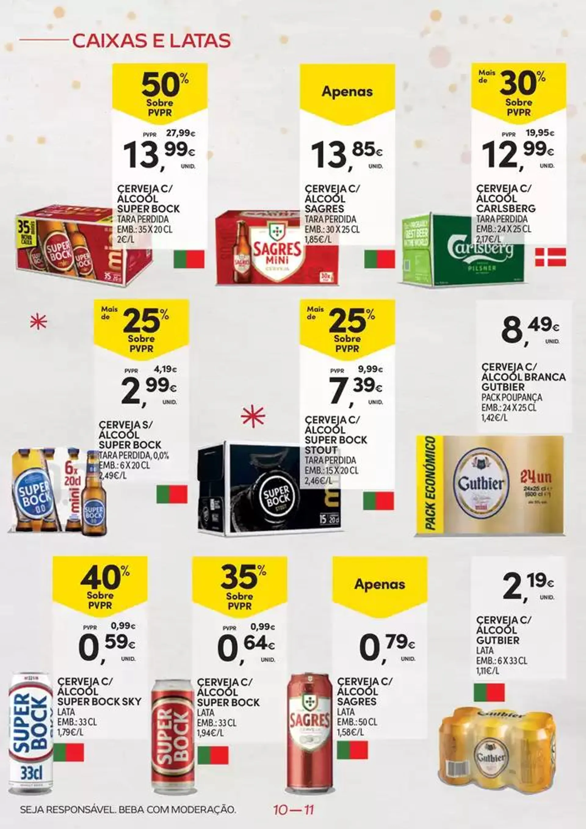 Folheto Todos podemos dar mais à nossa mesa: Especial cervejas de 26 de novembro até 31 de dezembro 2024 - Pagina 11