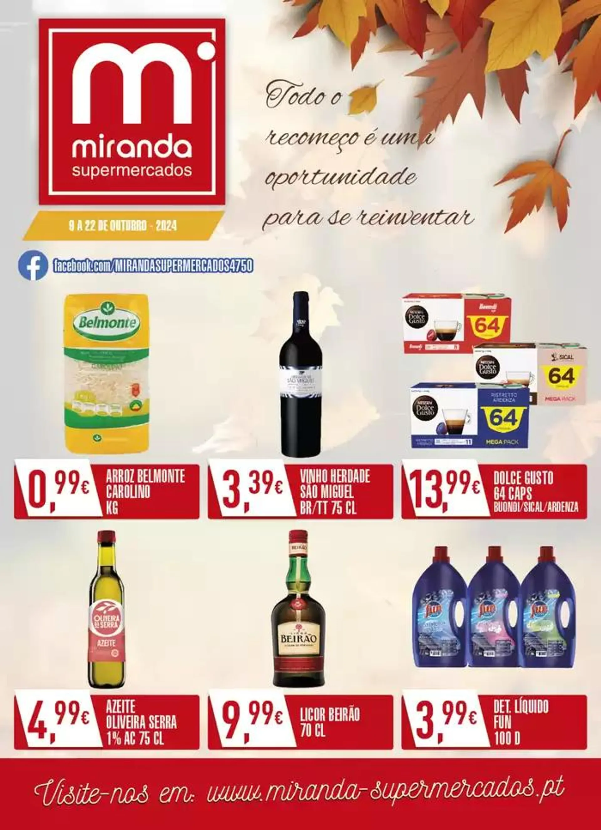 Folheto Miranda Supermercados ! - 1