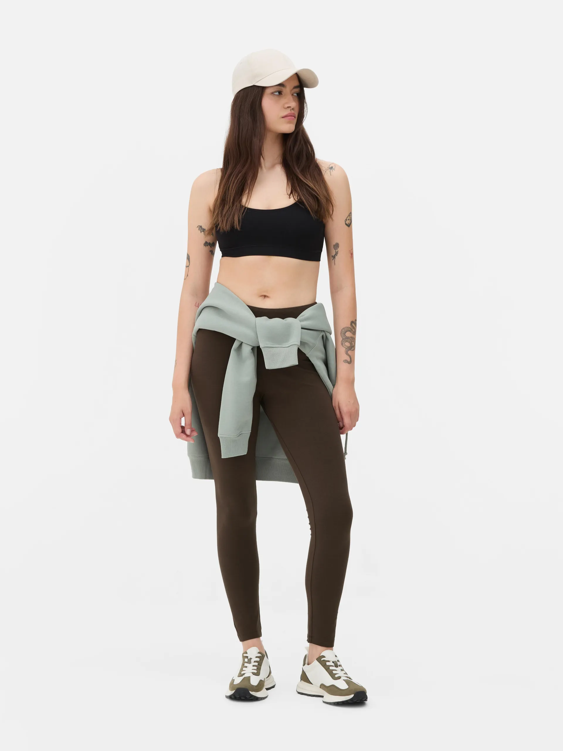 High-Waisted Jersey Leggings