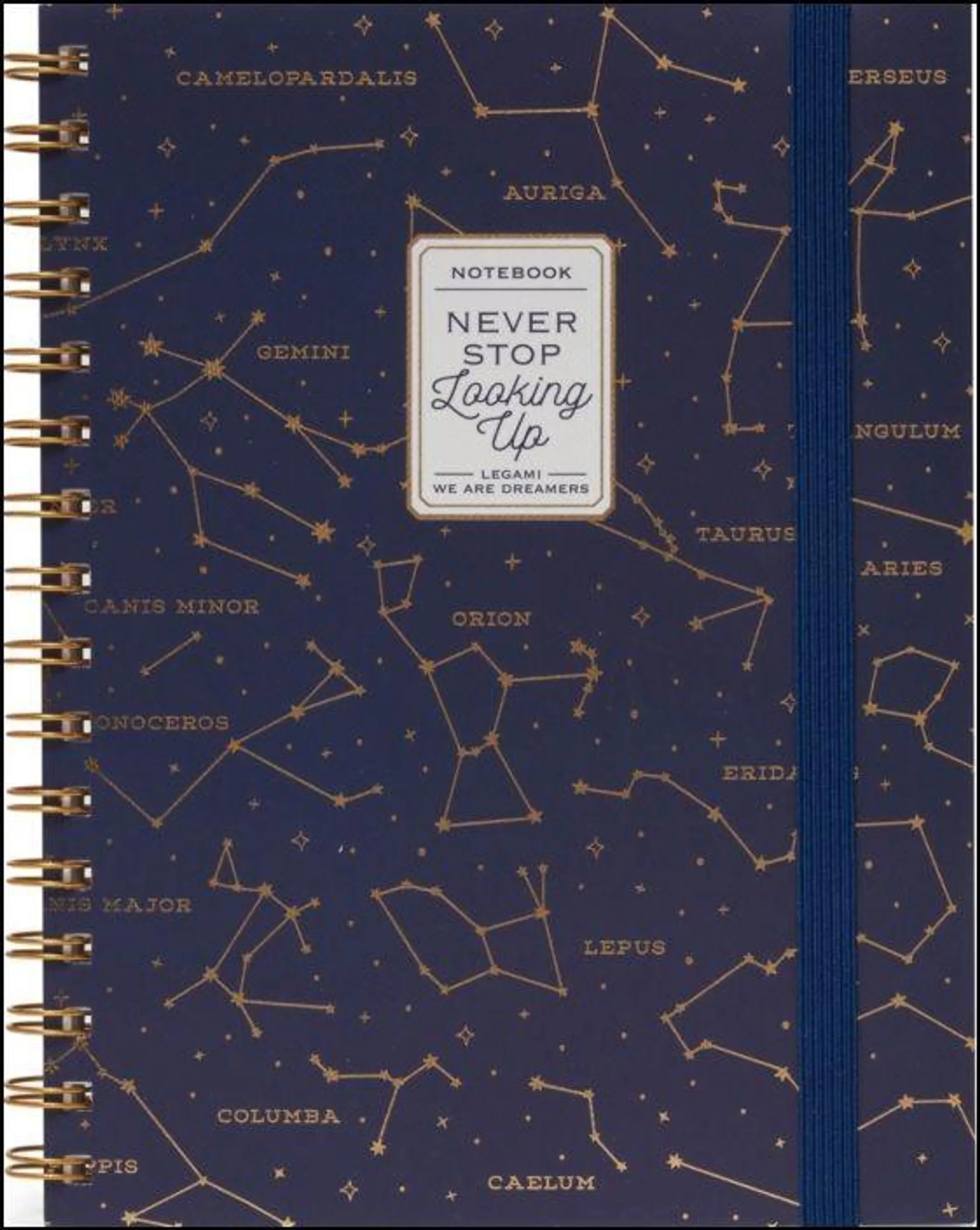 Spiral Notebook Large Stars