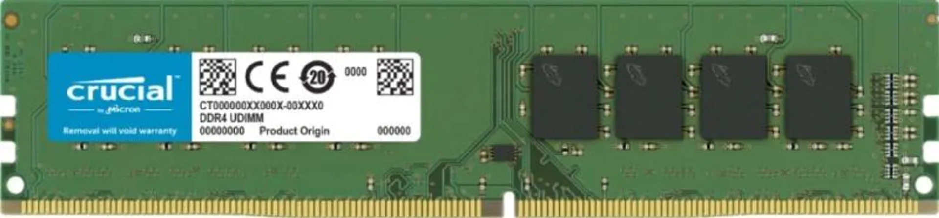 16GB DDR4 UDIMM 3200 (1X16GB) CL22 1.2V CRUCIAL