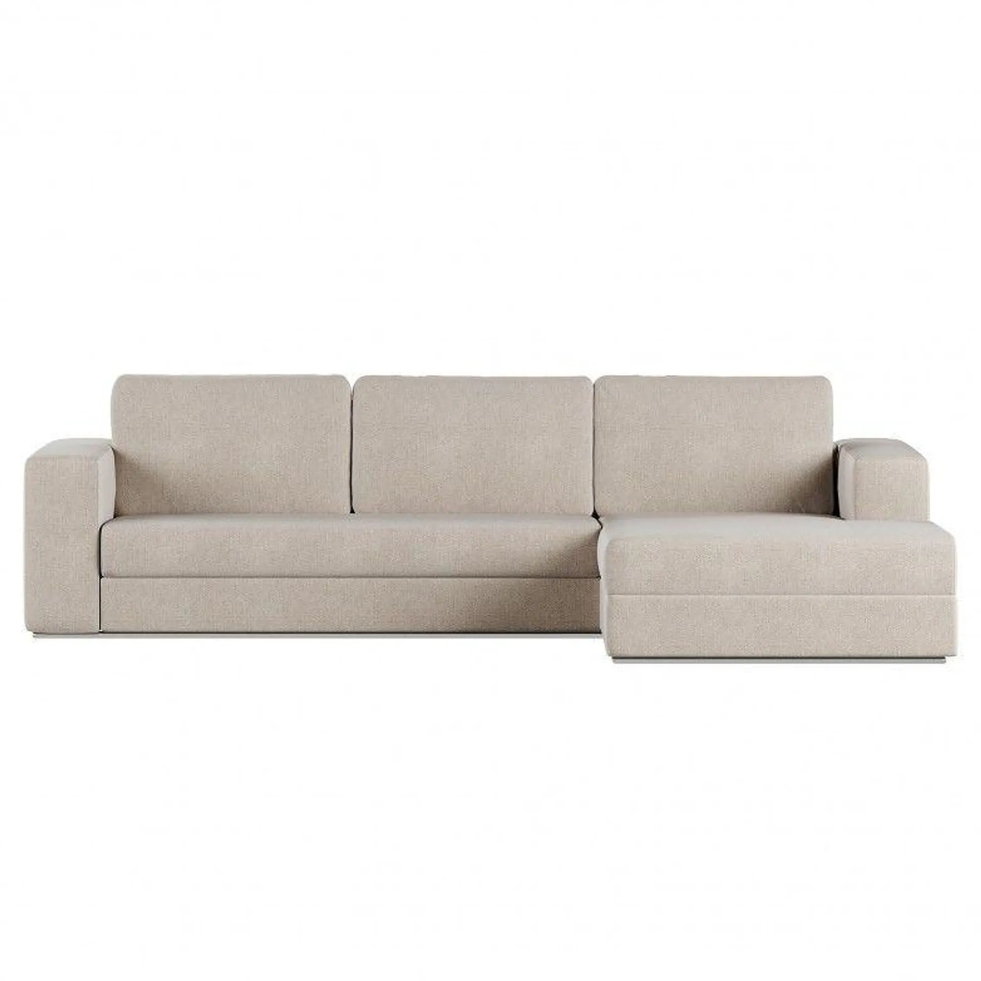 sofá com chaise longue alhambra light grey