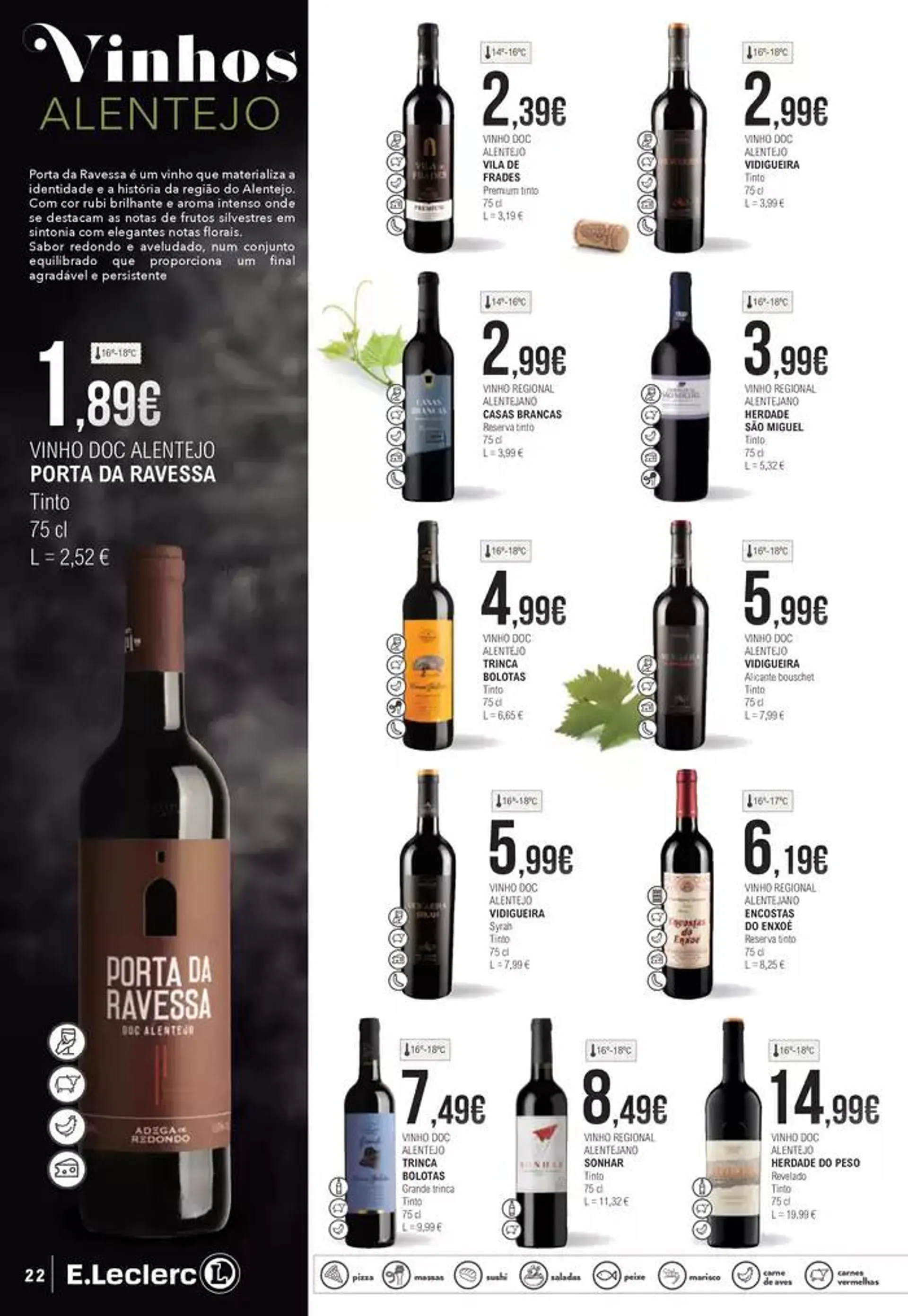 Folheto Feira dos Vinhos de 1 de outubro até 20 de outubro 2024 - Pagina 22