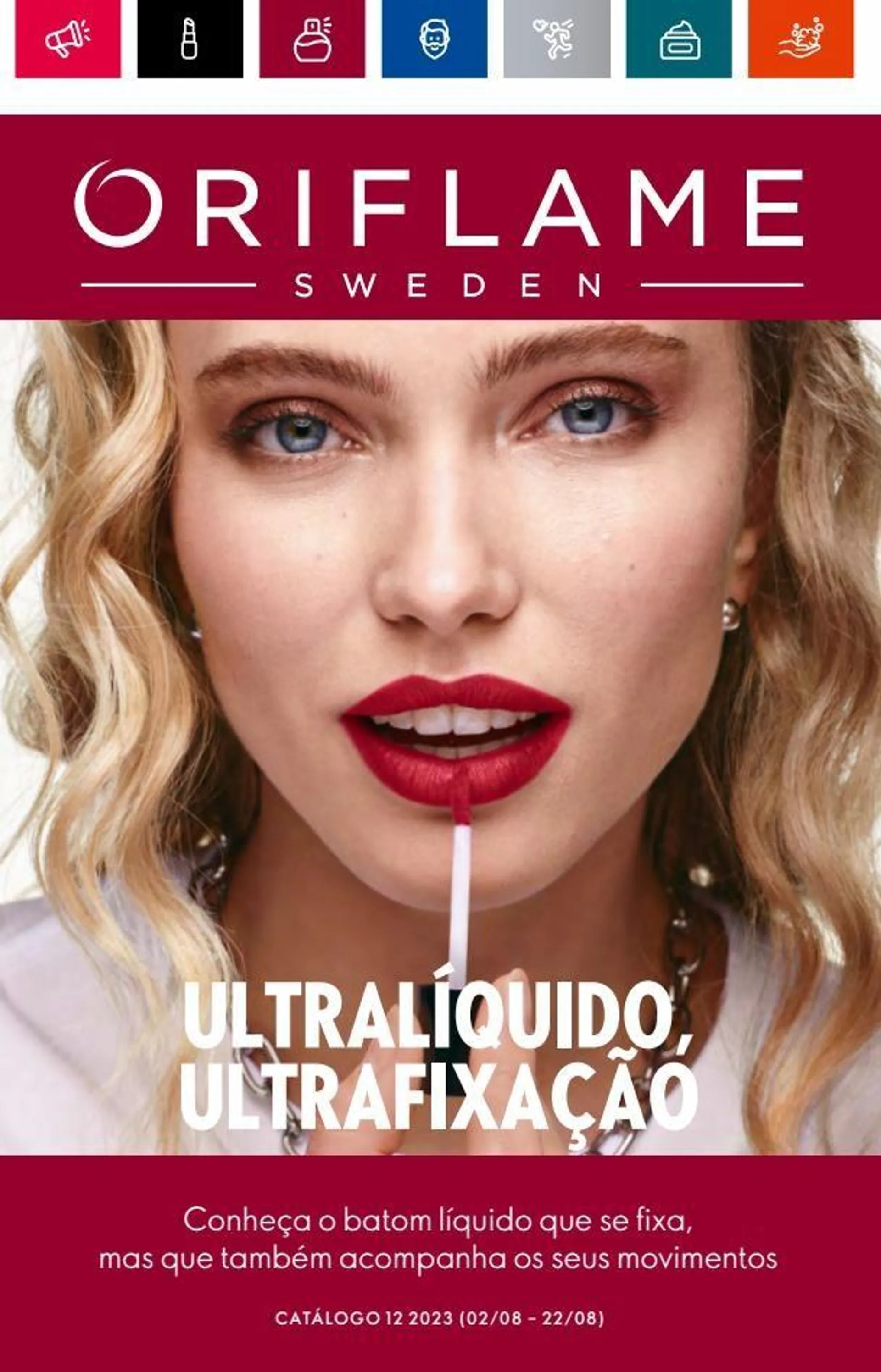 Folheto de Oriflame até 22.08.2023 - 0