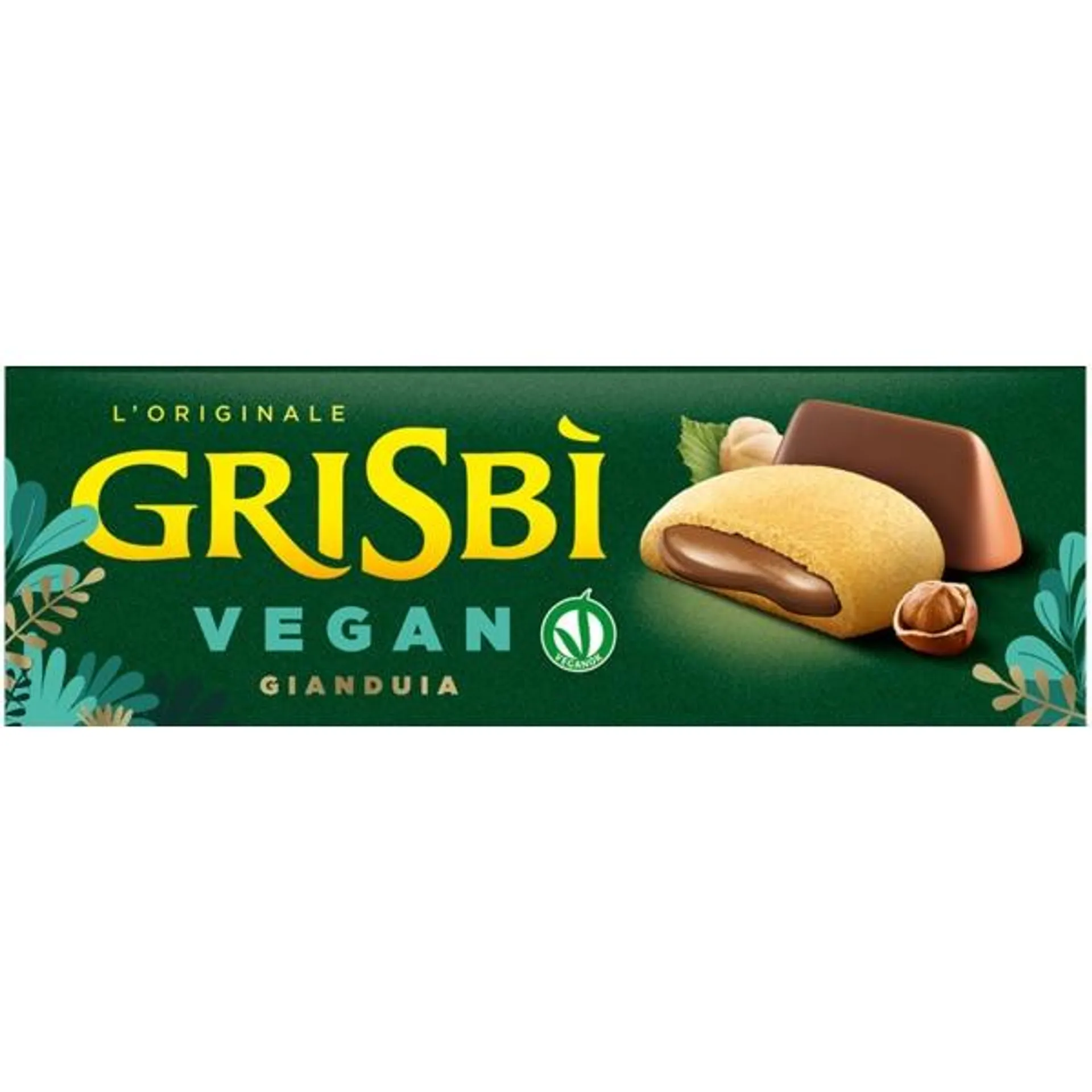 Bolachas Gianduia Vegan embalagem 135 g Grisbì