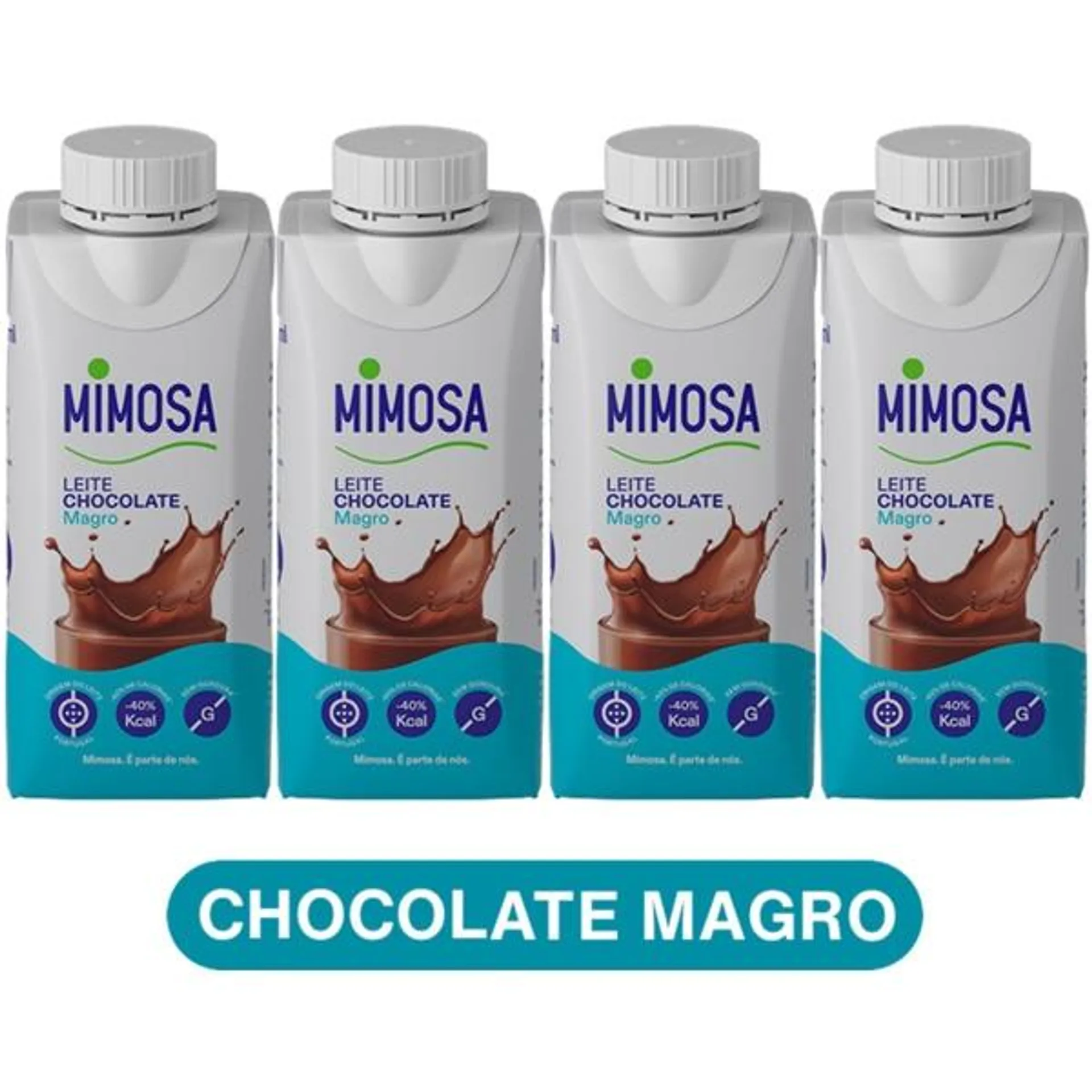 Leite com Chocolate Light Pack 4 unidades