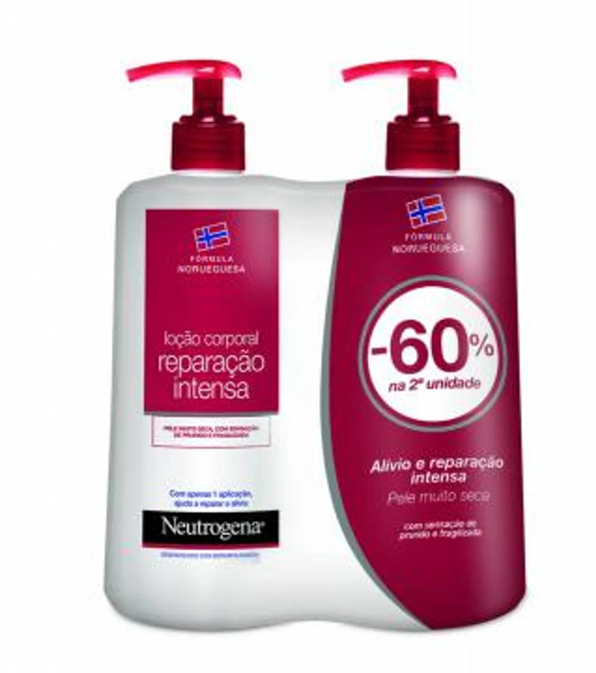 NEUTROGENA FÓRMULA NORUEGUESA CORPO LOÇÃO REPARAÇÃO INTENSA 2x750ml PROMO