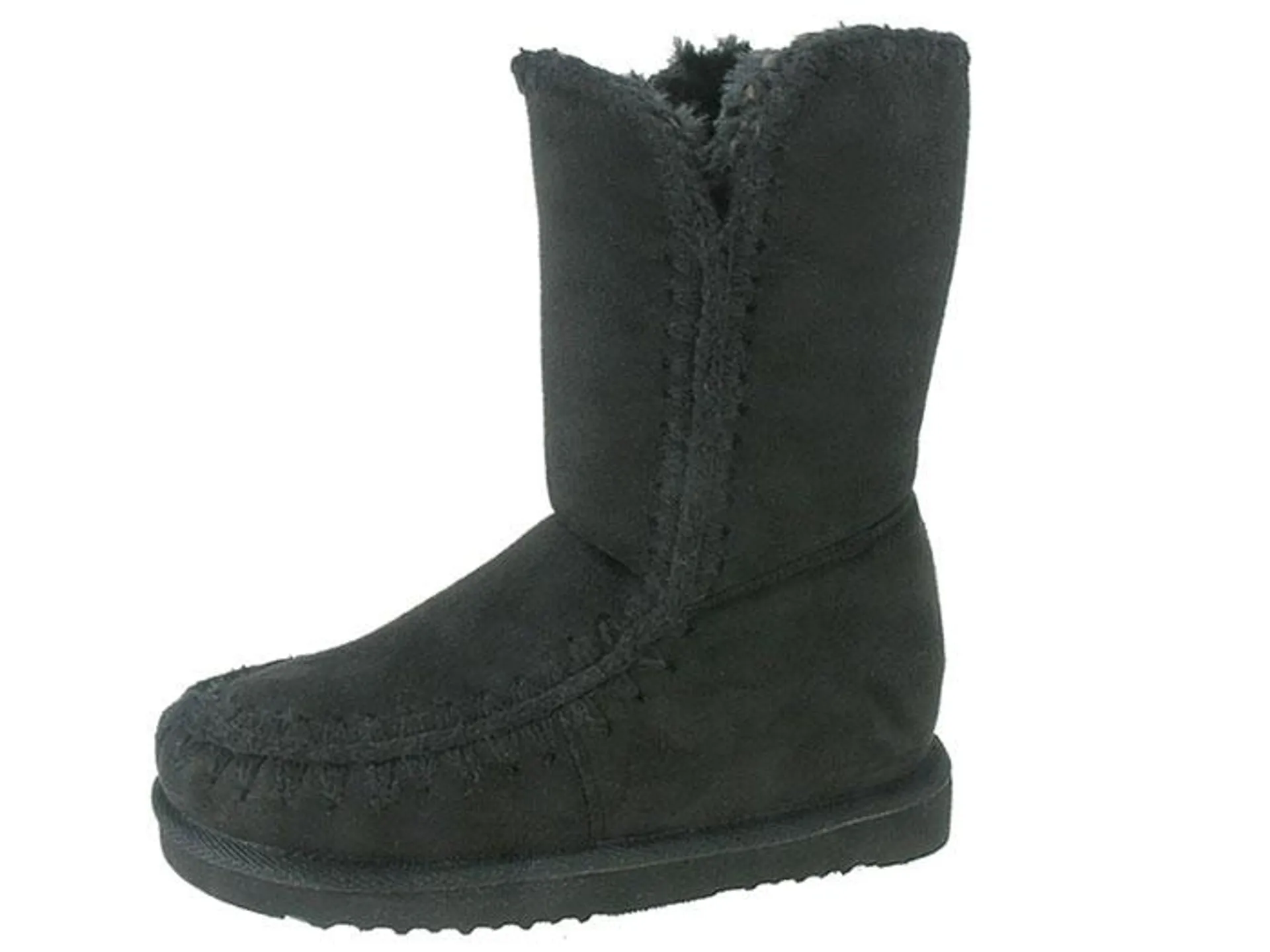 Casual boot with inside wedge