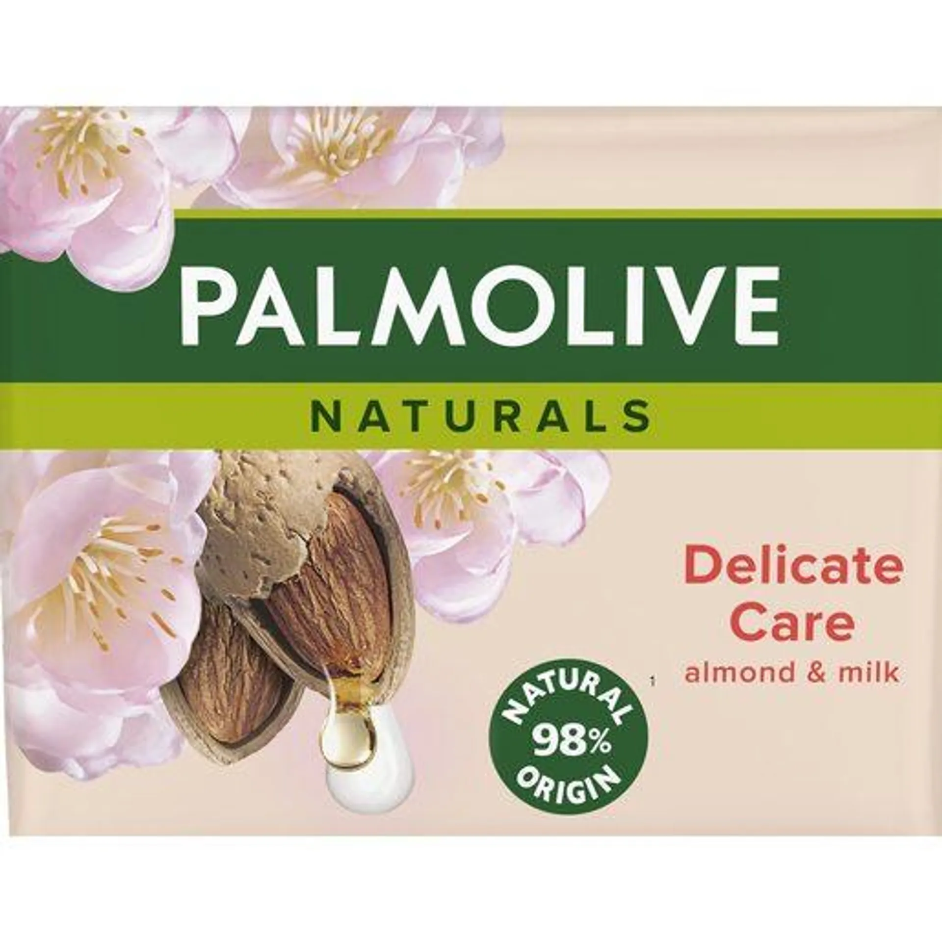 PALMOLIVE Sabonete Naturals Amêndoa e Leite 4x90 g