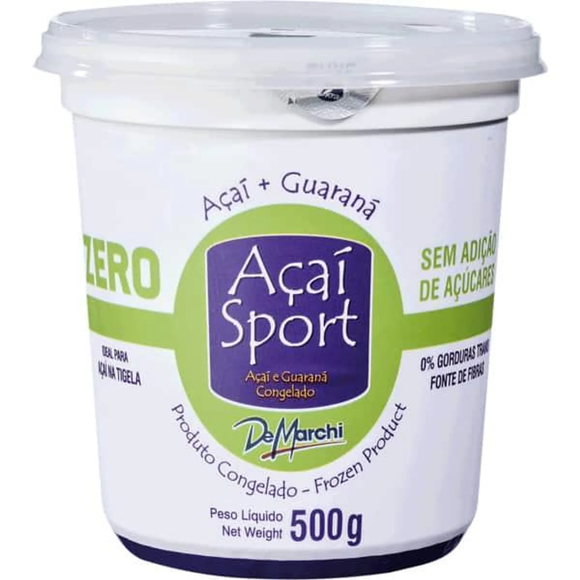 Açai Sport Zero de Açúcares embalagem 500 g De Marchi