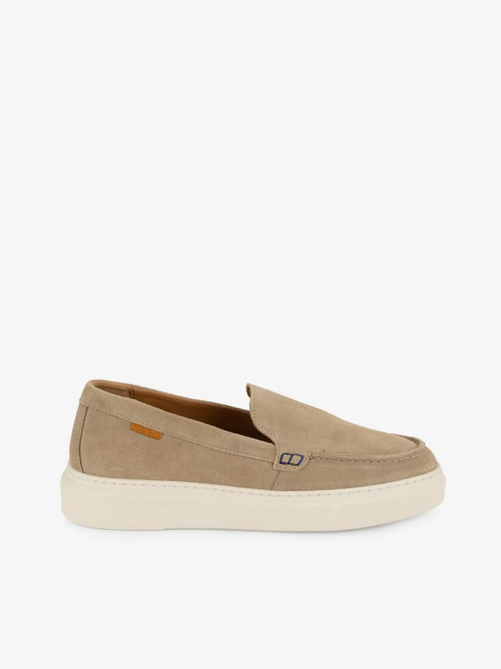 SAPATO DESPORTIVO SLIP ON CROUTE CAMURÇA COM CUPSOLE