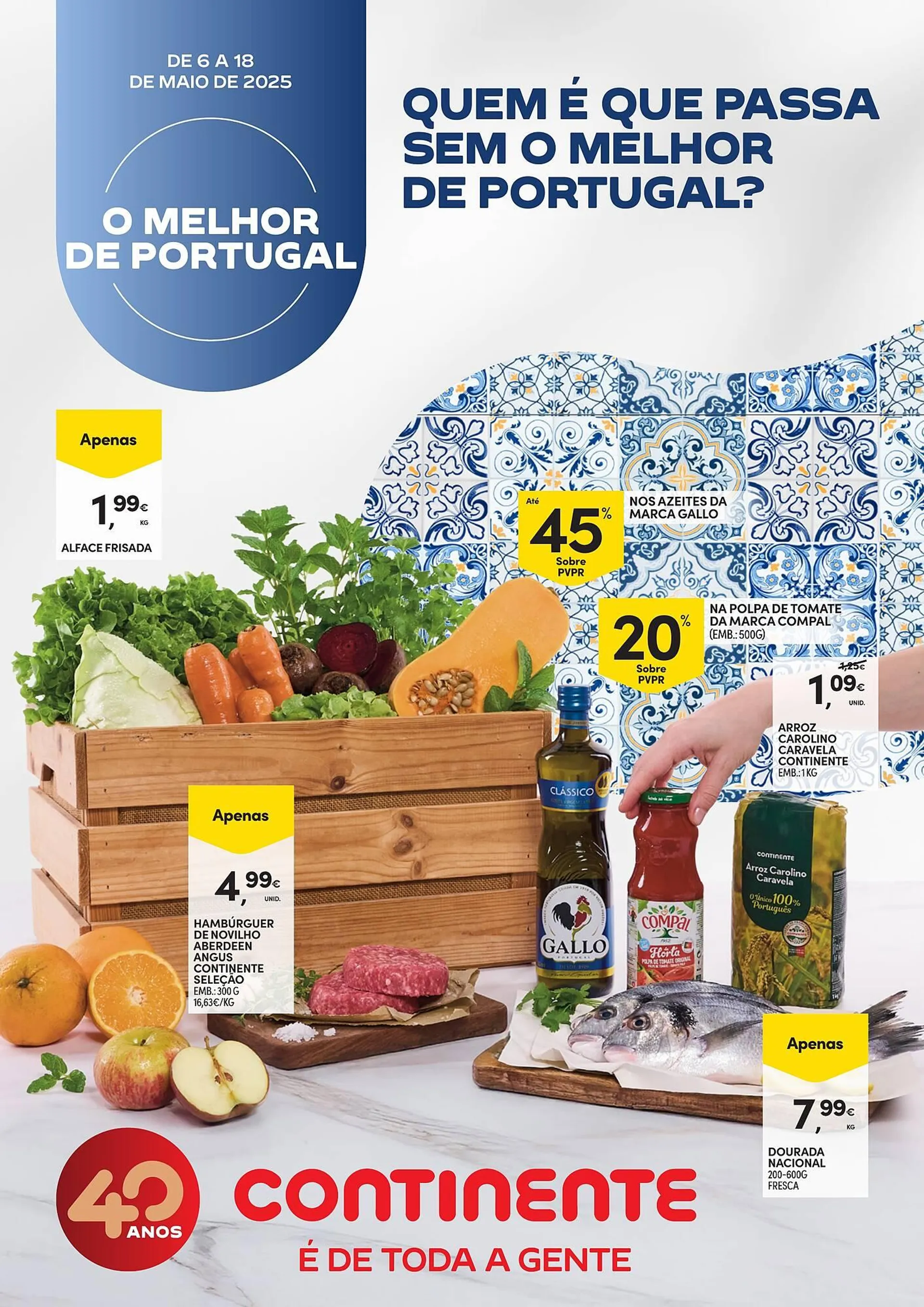 Folheto Folheto Continente de 6 de maio até 18 de maio 2025 - Pagina 1