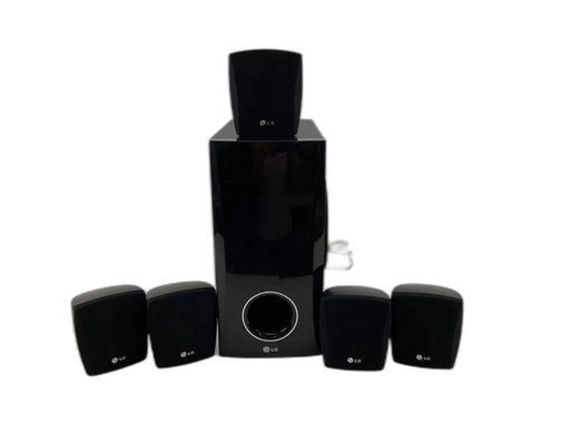 kit colunas e subwoofer lg sh33sdw